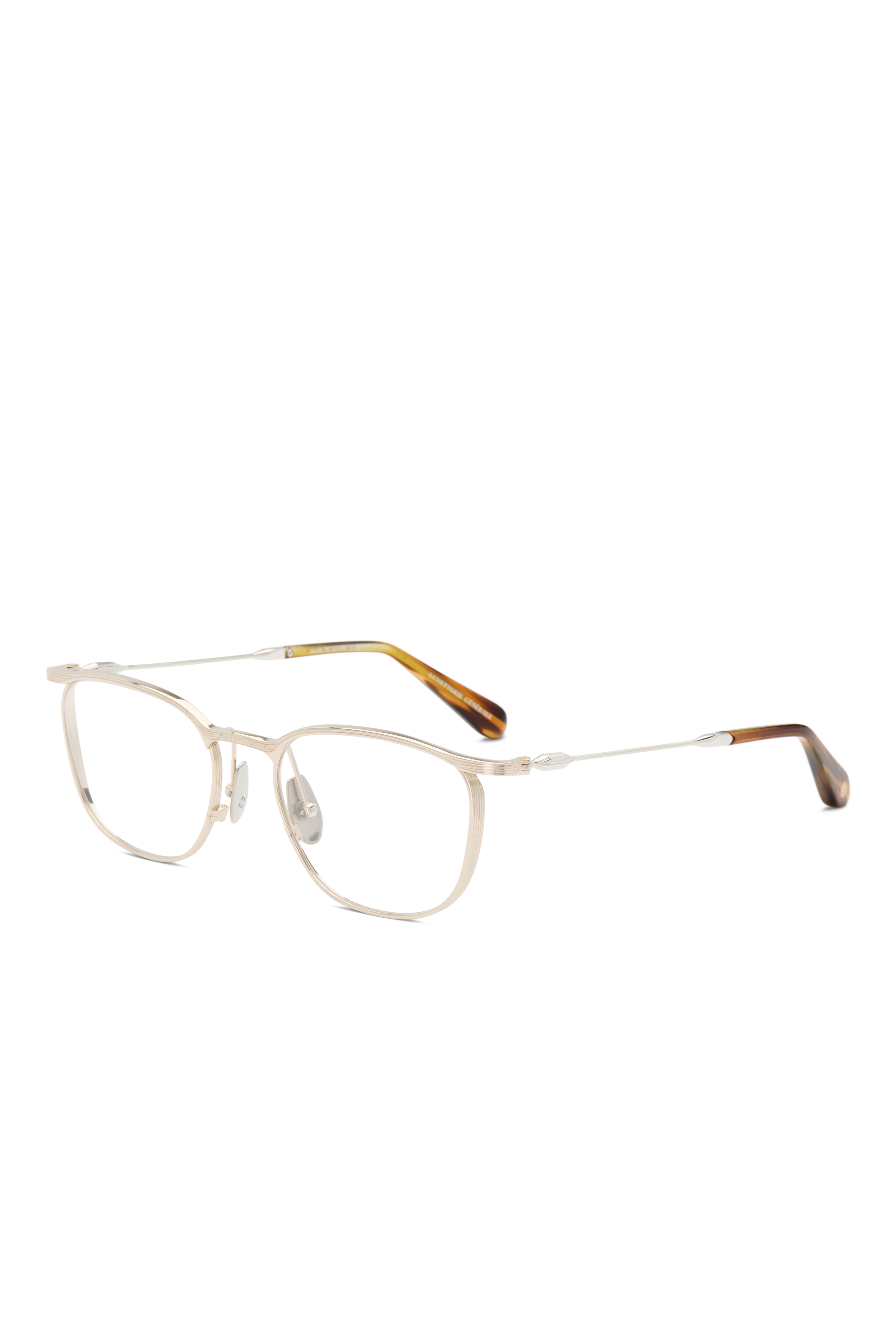 Lunetterie Generale Eldorado occhiali da vista palladio oro 16k titanio