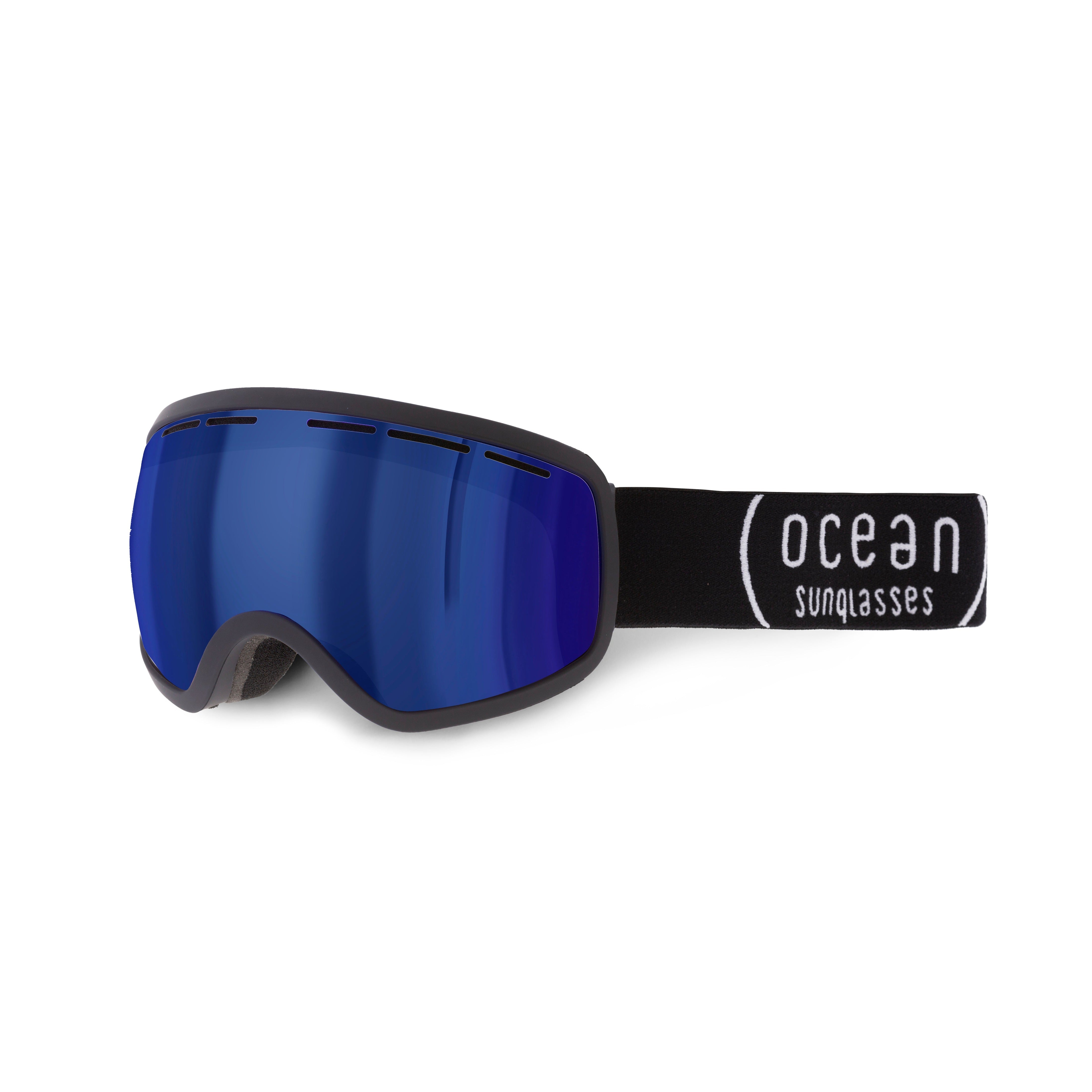 Ocean Teide maschera da sci nera smoke antiappannante