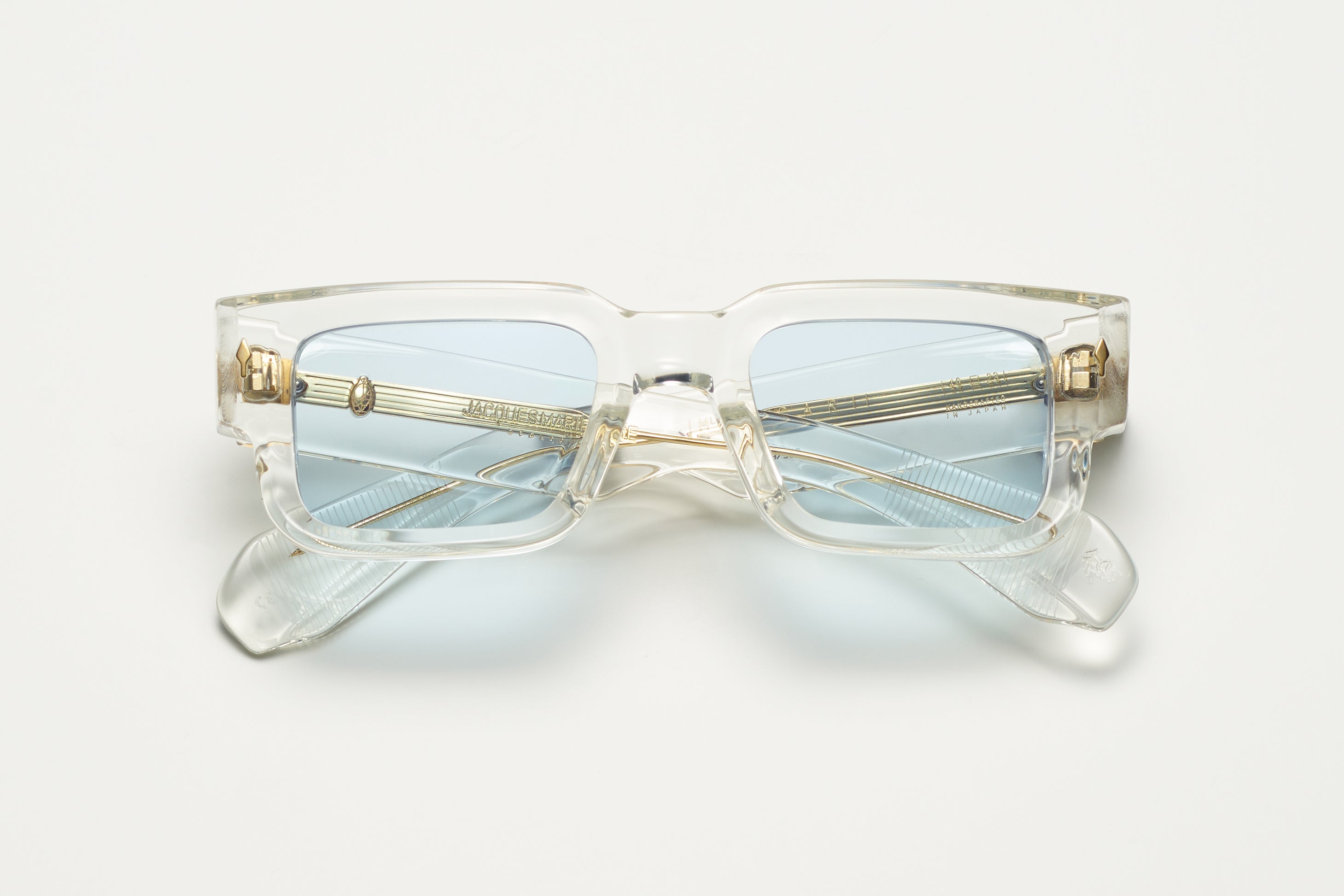 Jacques Marie Mage Ascari occhiali da sole Clear protezione UV