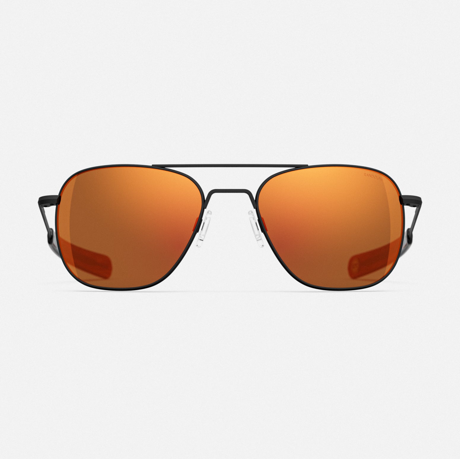 Randolph Aviator occhiali da sole matte black redline 55mm