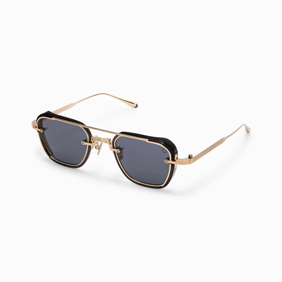 Akoni Horizon Jura occhiali da sole crystal black squadrati