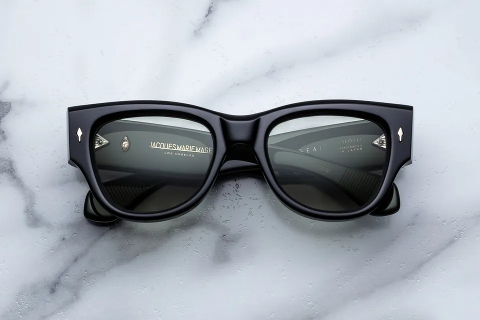 Jacques Marie Mage Chelsea occhiali sole 16C Cobra verde