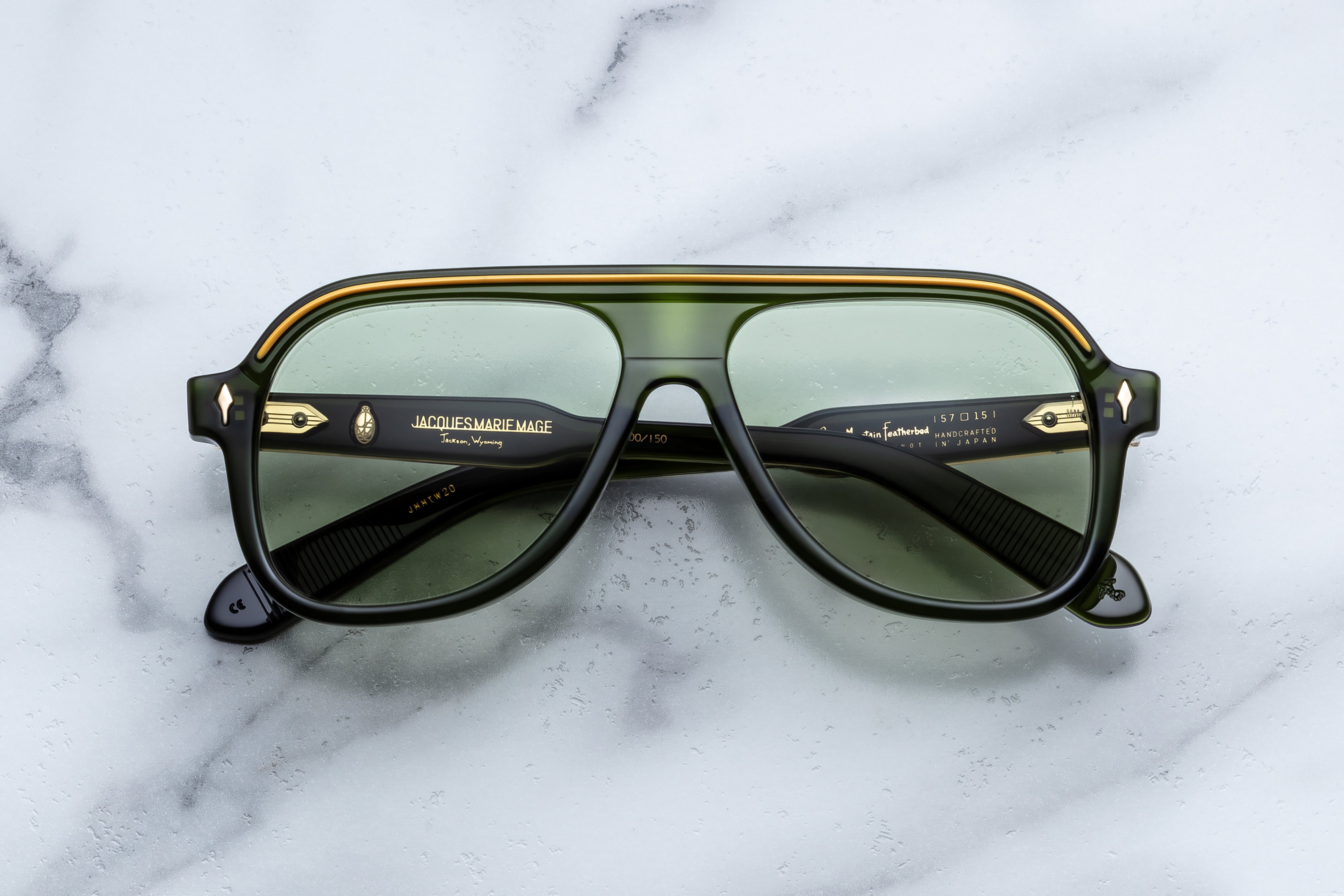 Jacques Marie Mage Teewinot occhiali da sole black mahogany