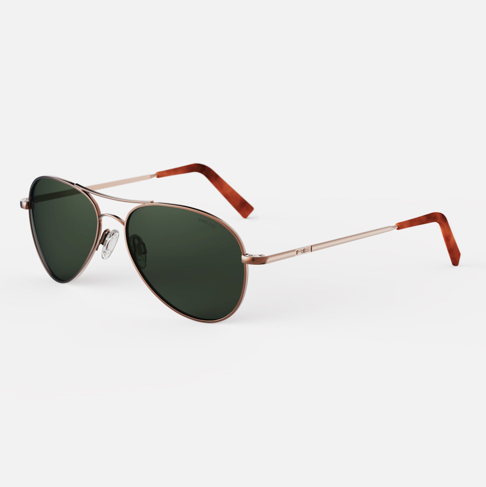 Randolph Amelia Chocolate Gold AGX occhiali sole polarizzati 57mm