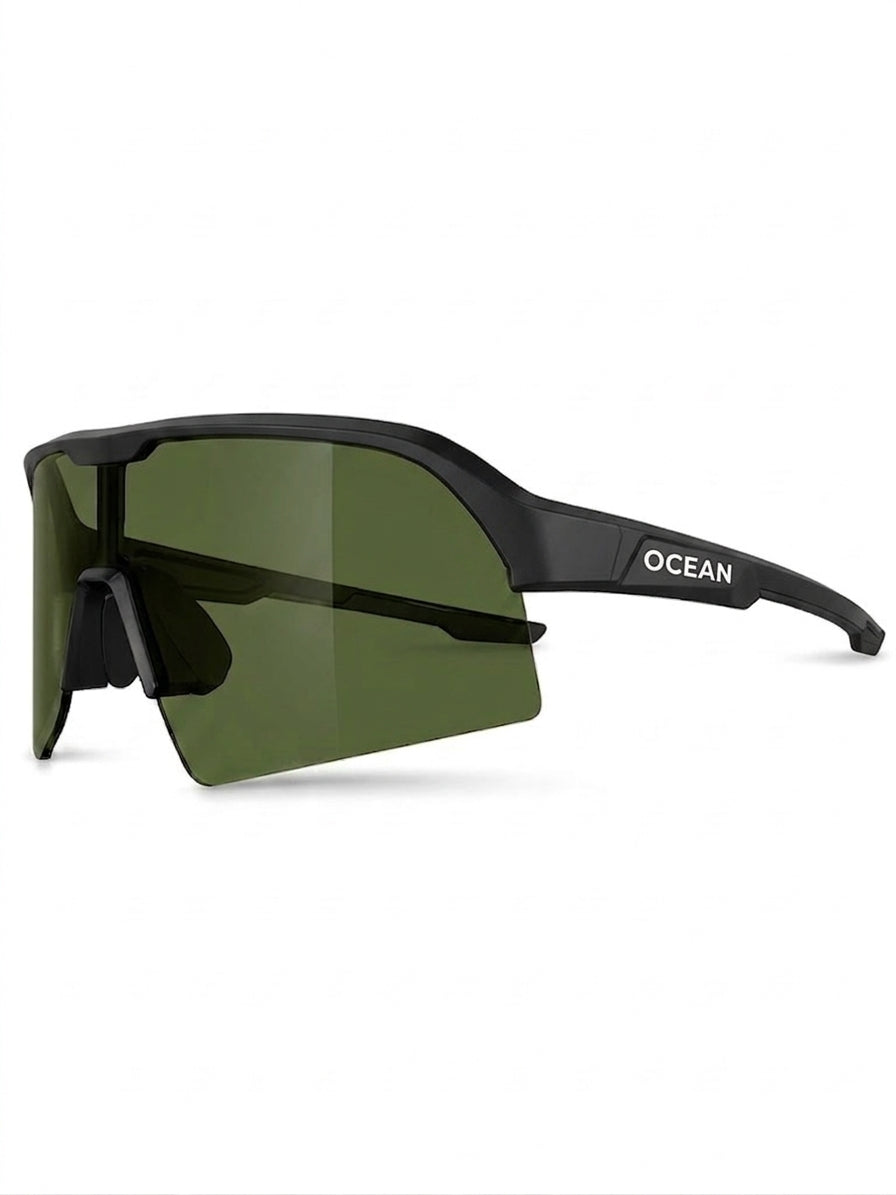 Ocean Sprint occhiali ciclismo nero fumo polarizzati