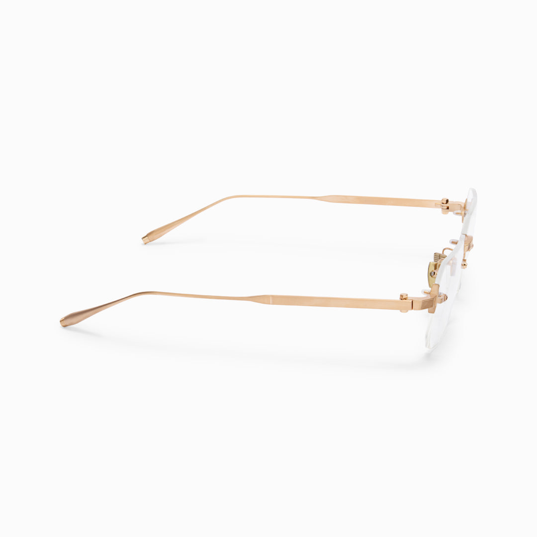 Akoni Etere Juno Four occhiali da vista oro rimless