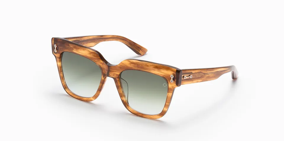 Akoni Horizon Lyra occhiali da sole Sand Swirl 55 acetato
