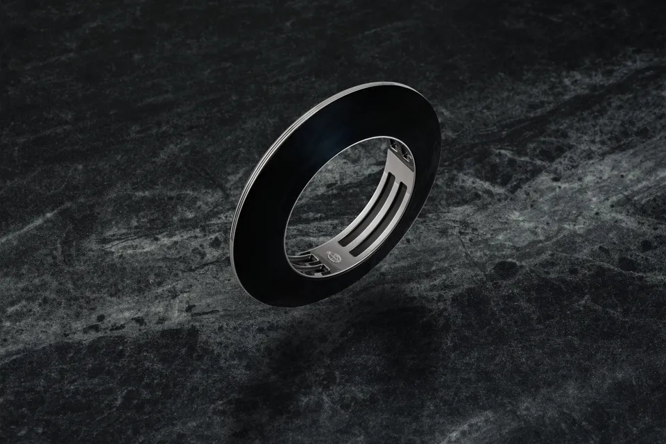 Loulou de la Falaise Rhoda bracciale nero tulip