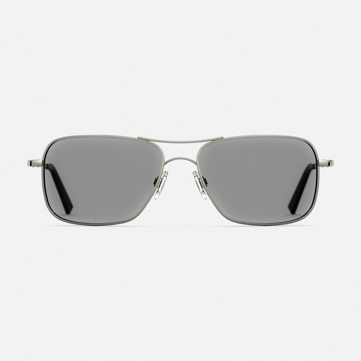 Randolph Archer Gunmetal Clear occhiali da vista lenti chiare