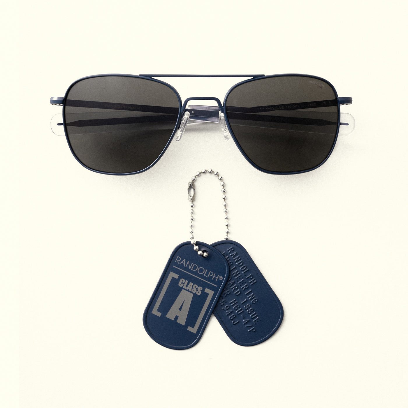 Randolph Class A Aviator Navy American Gray occhiali da sole graduati