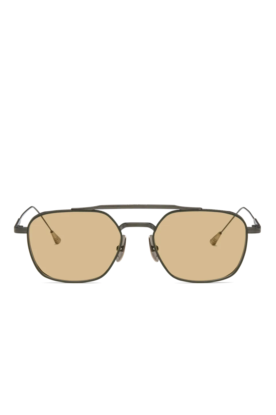 Lunetterie Generale Route 66 occhiali da sole aviatore titanio bronzo