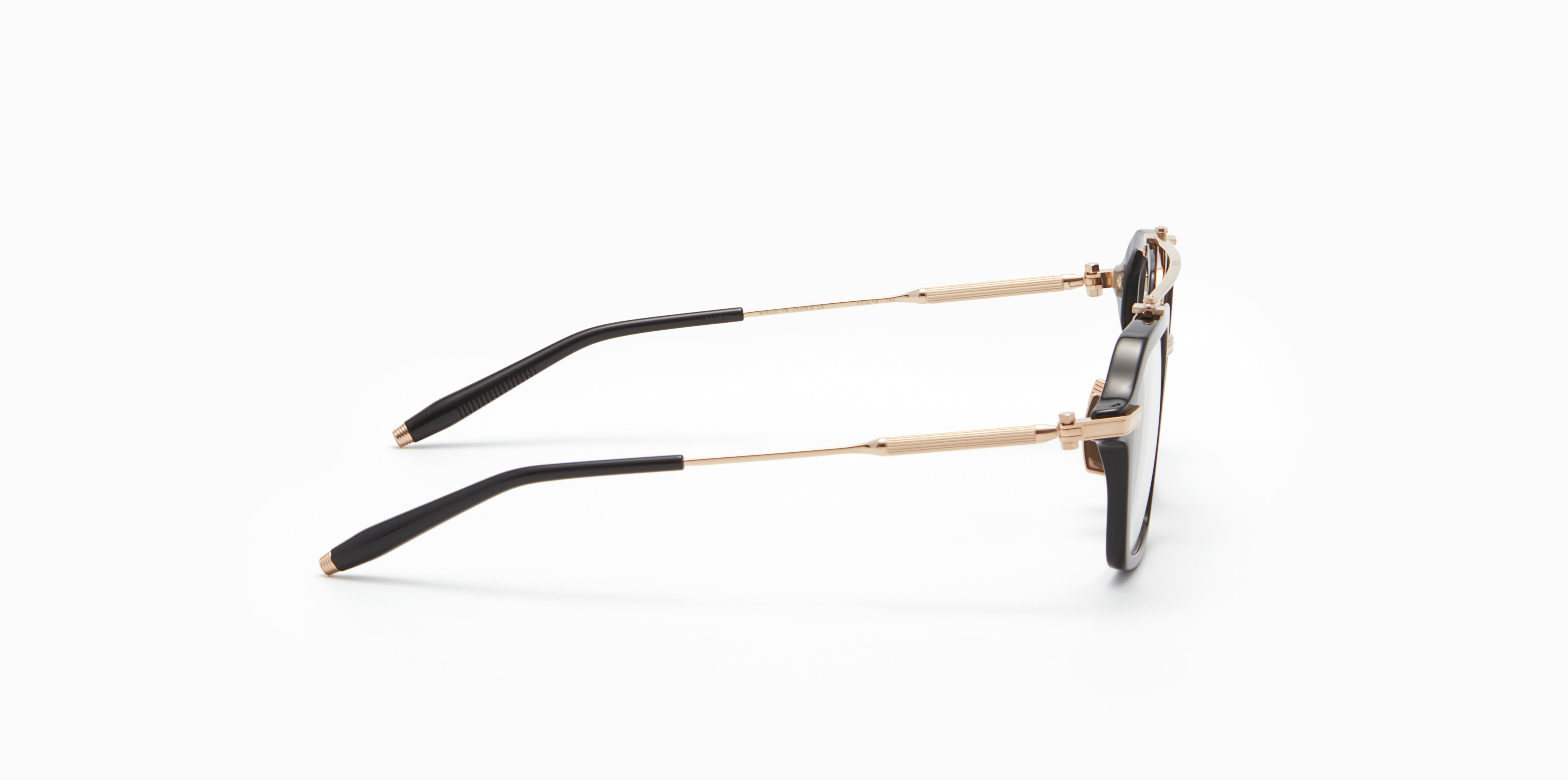 Akoni Akari occhiali da sole Solid Black brow bar