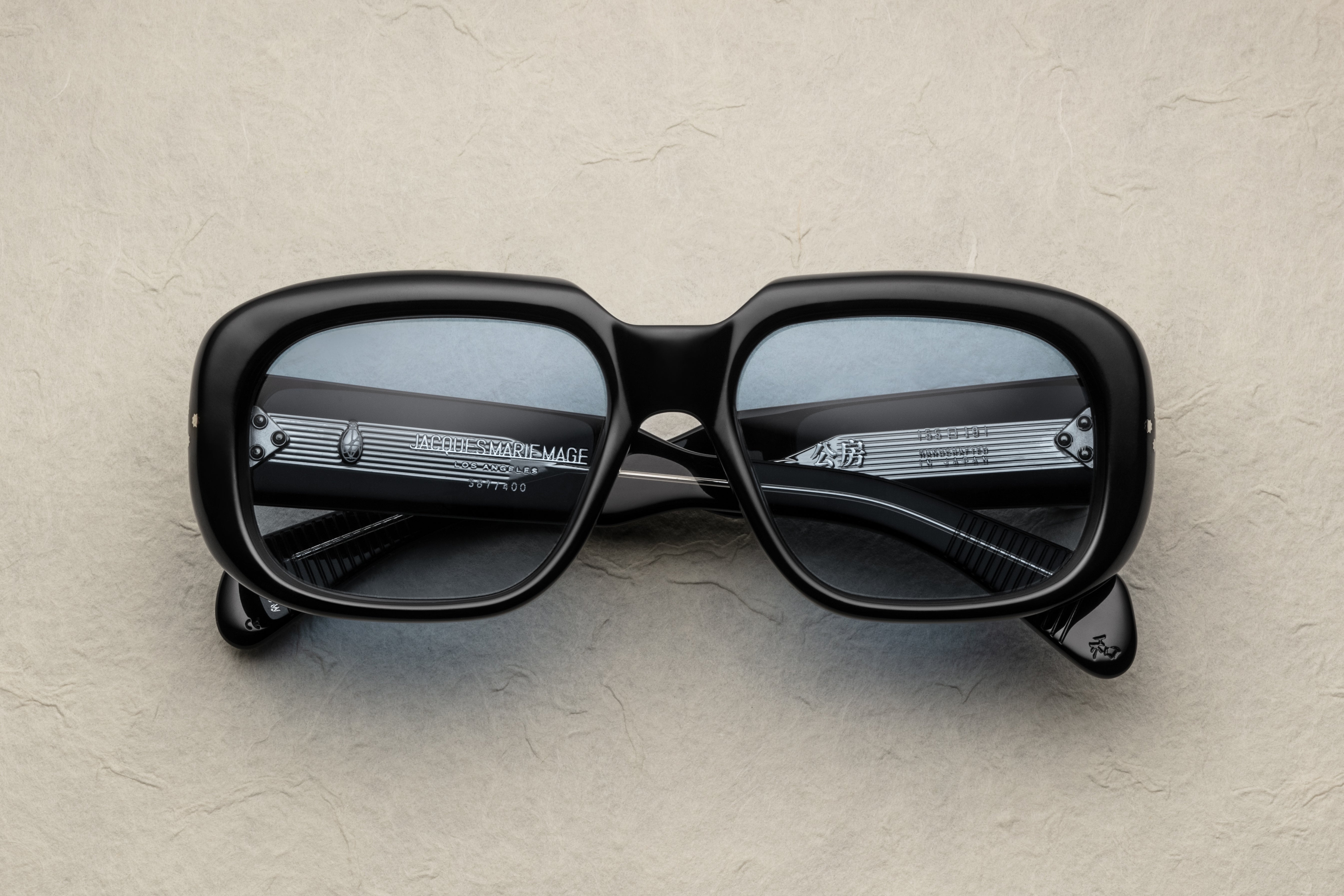 Jacques Marie Mage Kobo occhiali da sole 28 Burlwood
