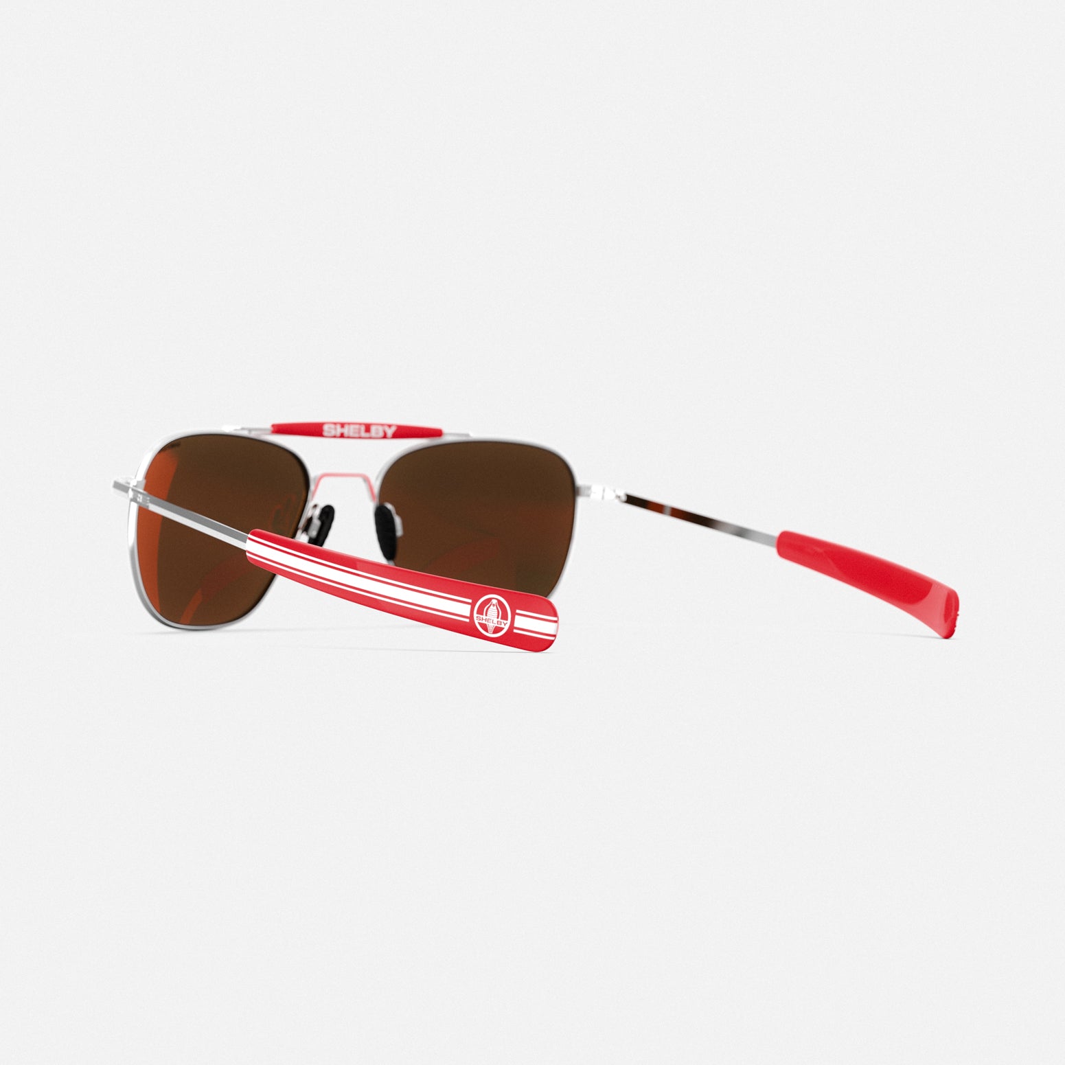Randolph Aviator II occhiali da sole Shelby Bright Chrome