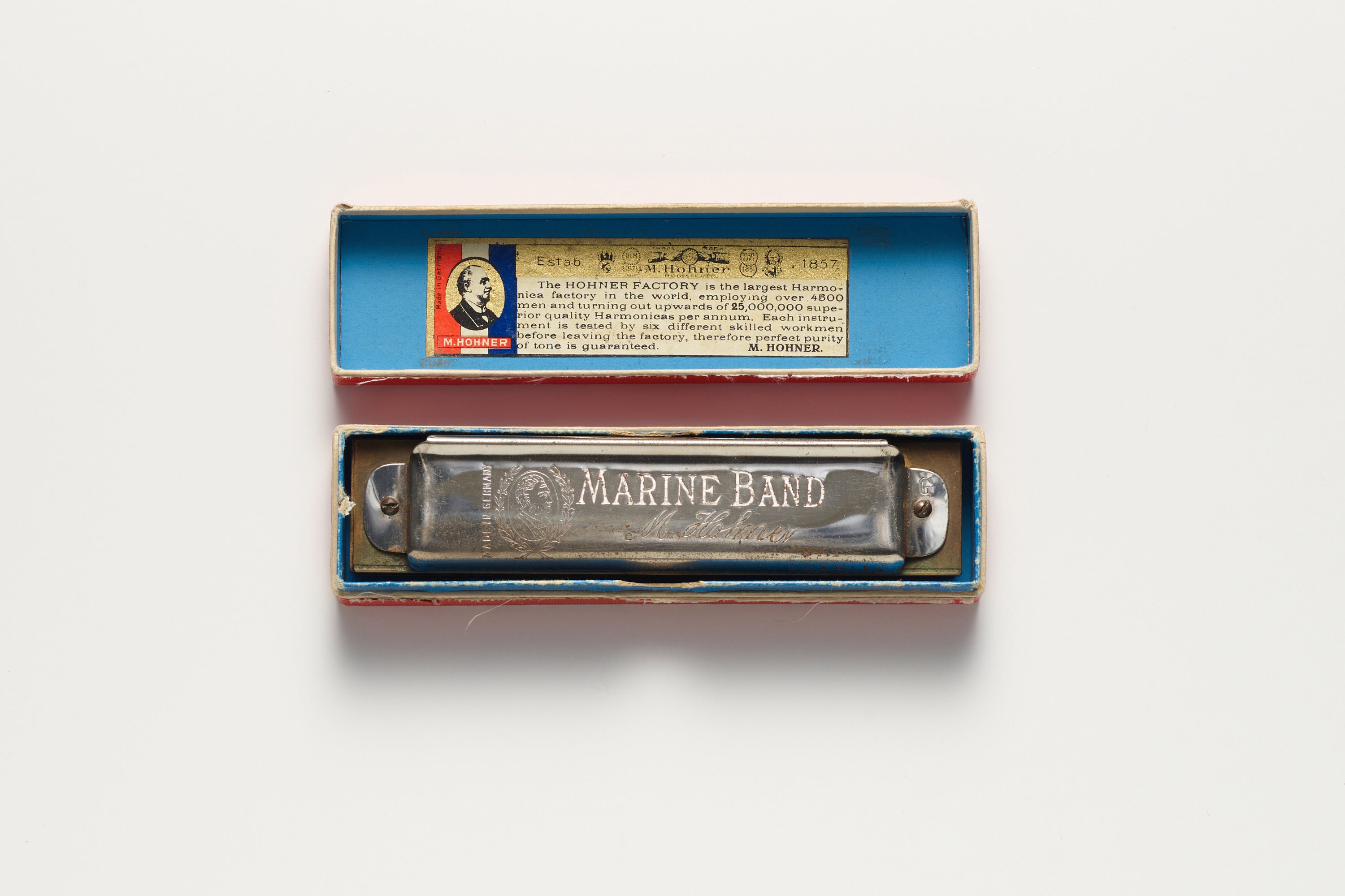 Jacques Marie Mage Hohner Marine Band armonica prebellica