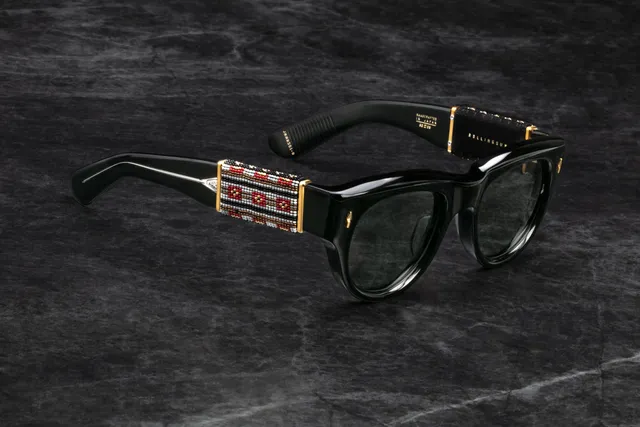 Jacques Marie Mage Beaded Rollingsun 1:1 #11 occhiali sole