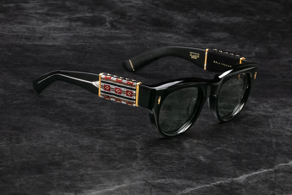 Jacques Marie Mage Beaded Rollingsun 1:1 #11 occhiali sole