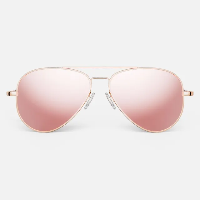 Randolph Concorde occhiali da sole vista oro rosa 57mm