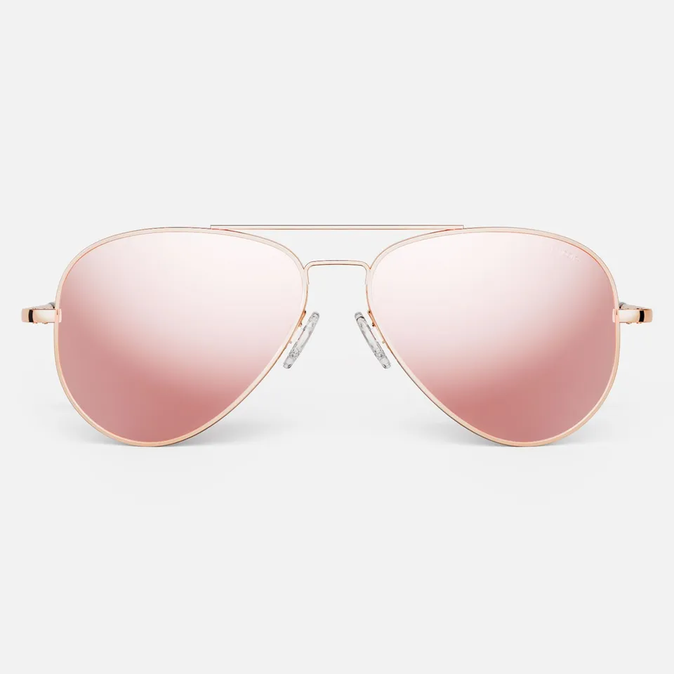 Randolph Concorde occhiali da sole vista oro rosa 57mm