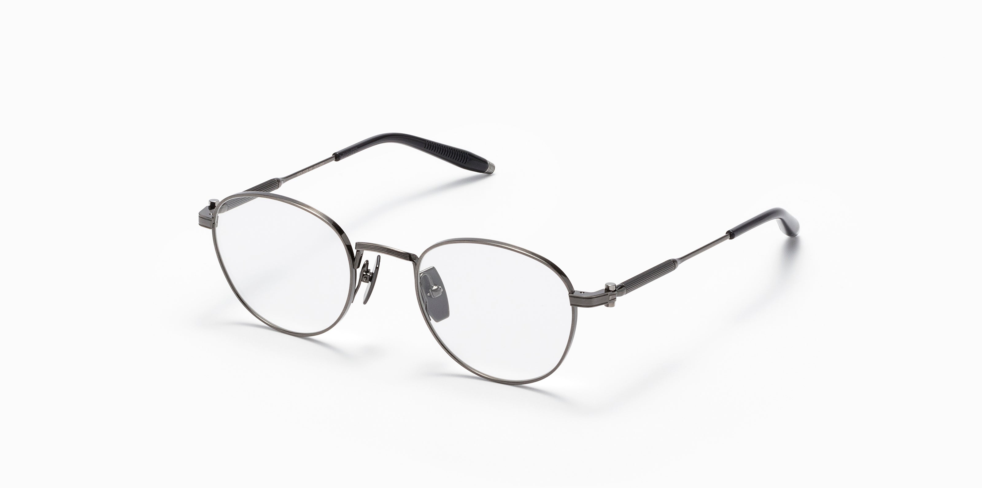 Akoni Horizon Pioneer occhiali da vista oro bianco 49 titanio