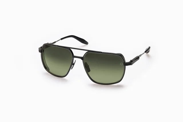Akoni Horizon Pathfinder occhiali da sole Matte Black titanio