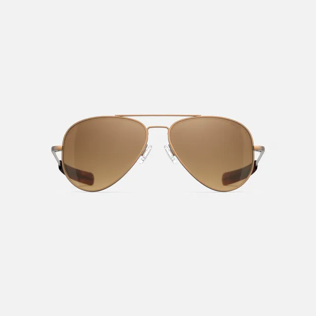 Randolph Concorde Chocolate Gold occhiali da sole 57mm sabbia