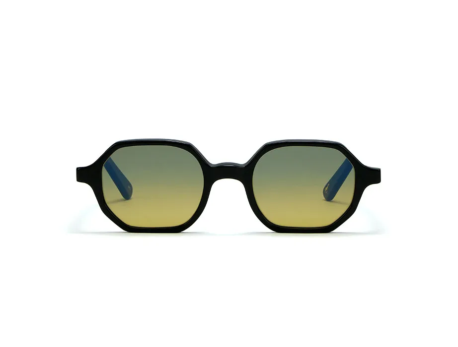 L.G.R Zanzibar occhiali da sole fotocromatici gialli Black 01