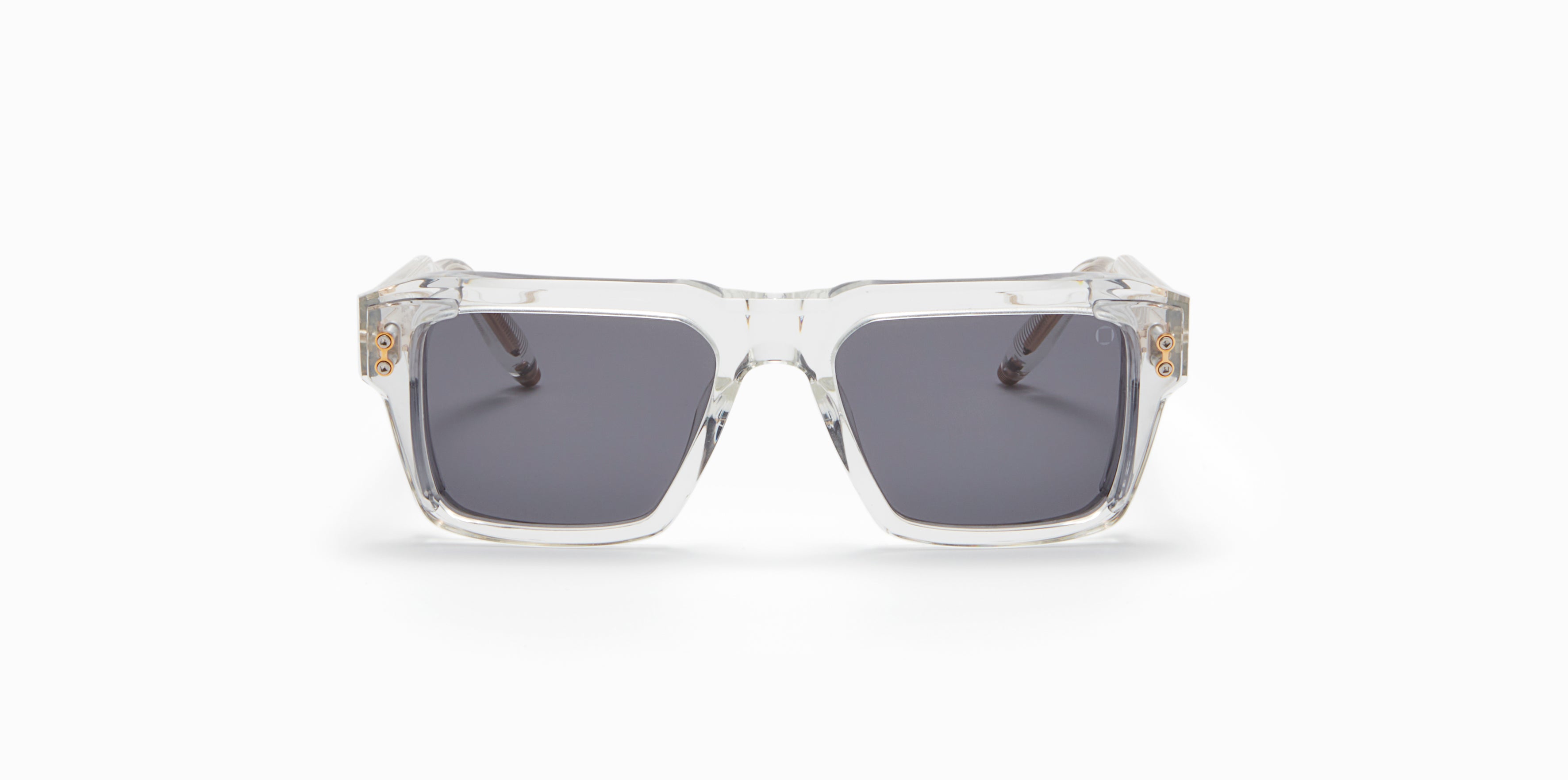 Akoni Horizon Hercules occhiali da sole crystal clear acetato