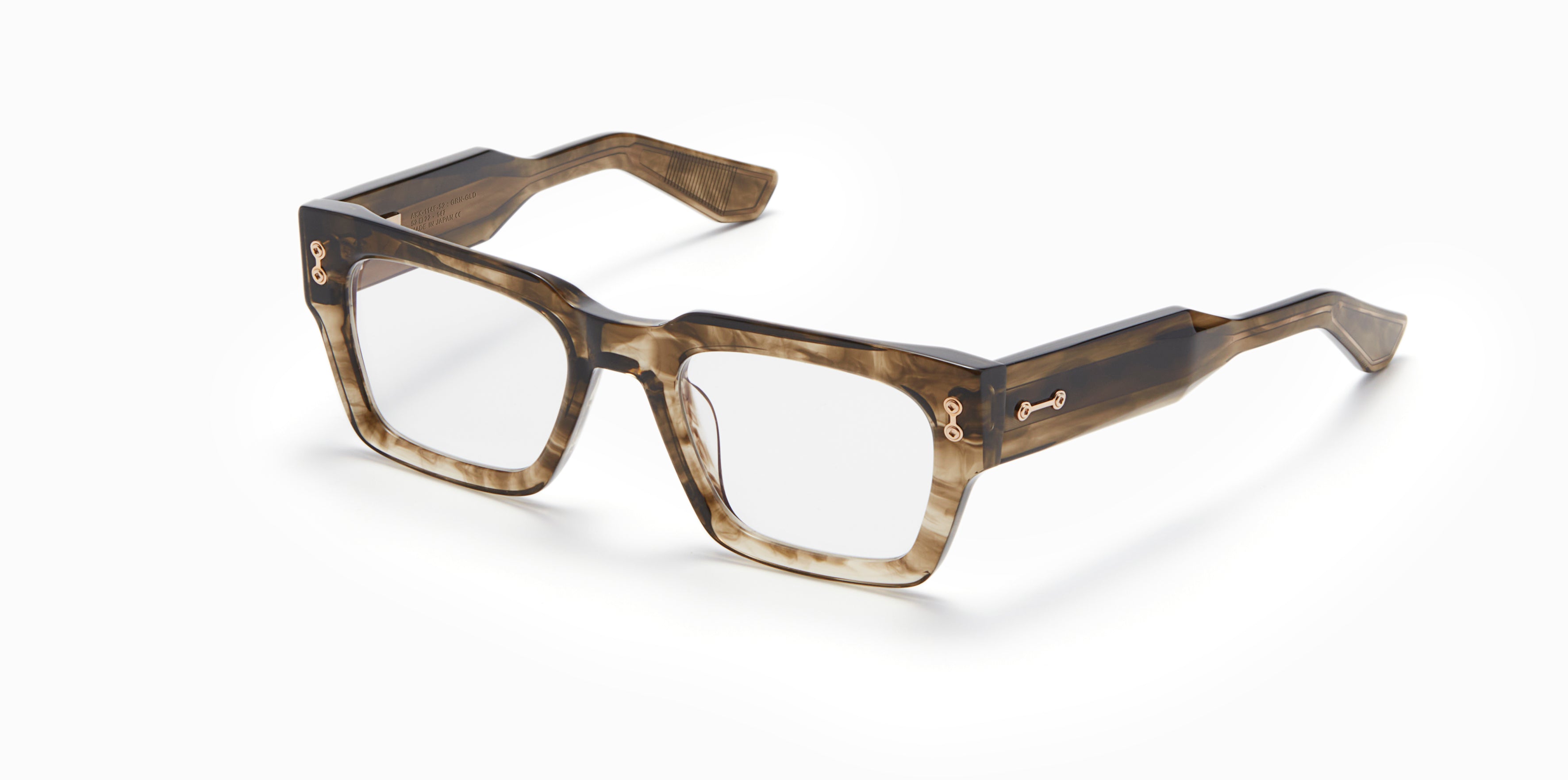 Akoni Horizon Cosmo Rx occhiali da vista acetato nero verde