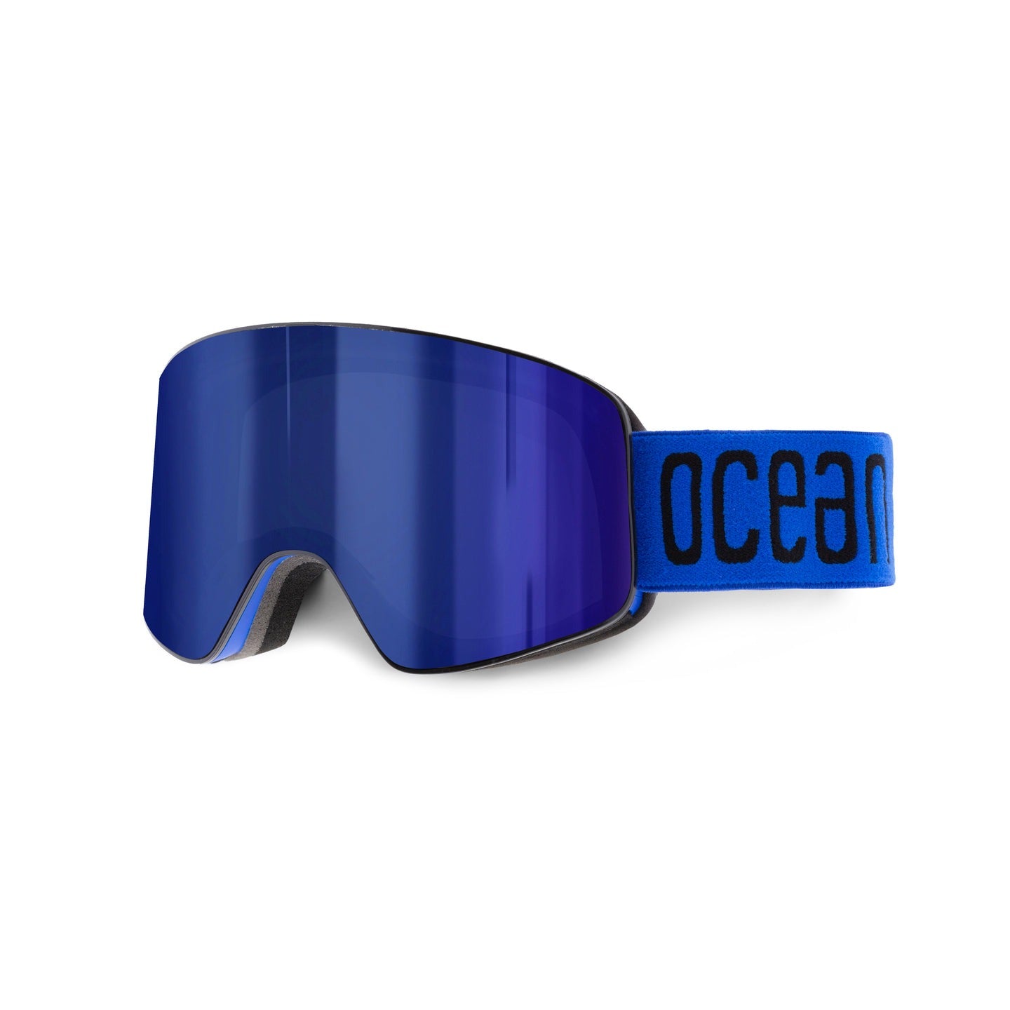 Ocean Parbat maschera da sci nera lente smoke
