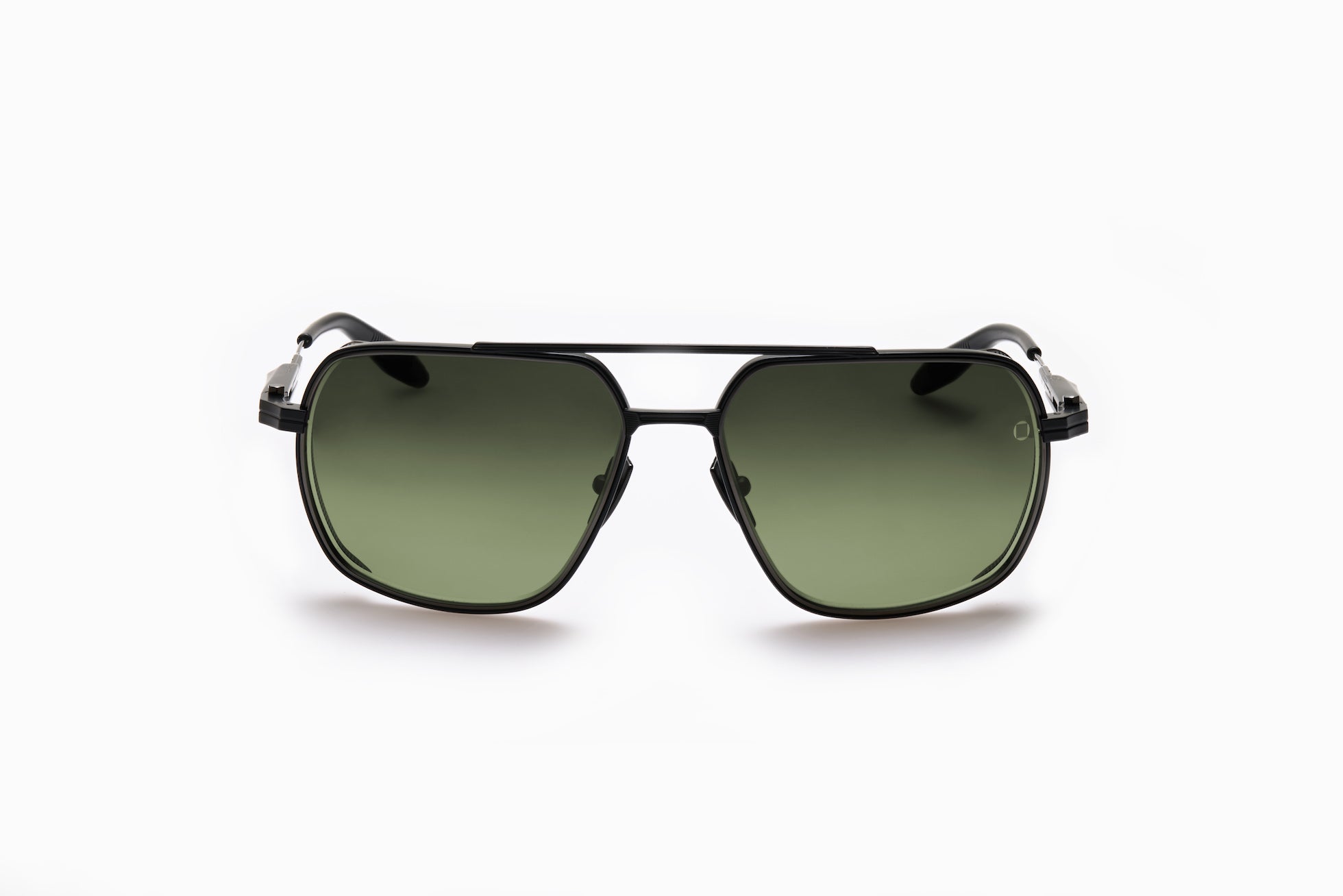 Akoni Horizon Pathfinder occhiali da sole Matte Black titanio
