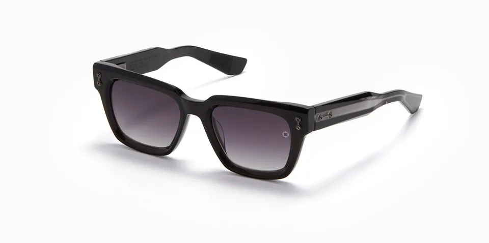 Akoni Horizon Pyxis occhiali da sole nero acetato