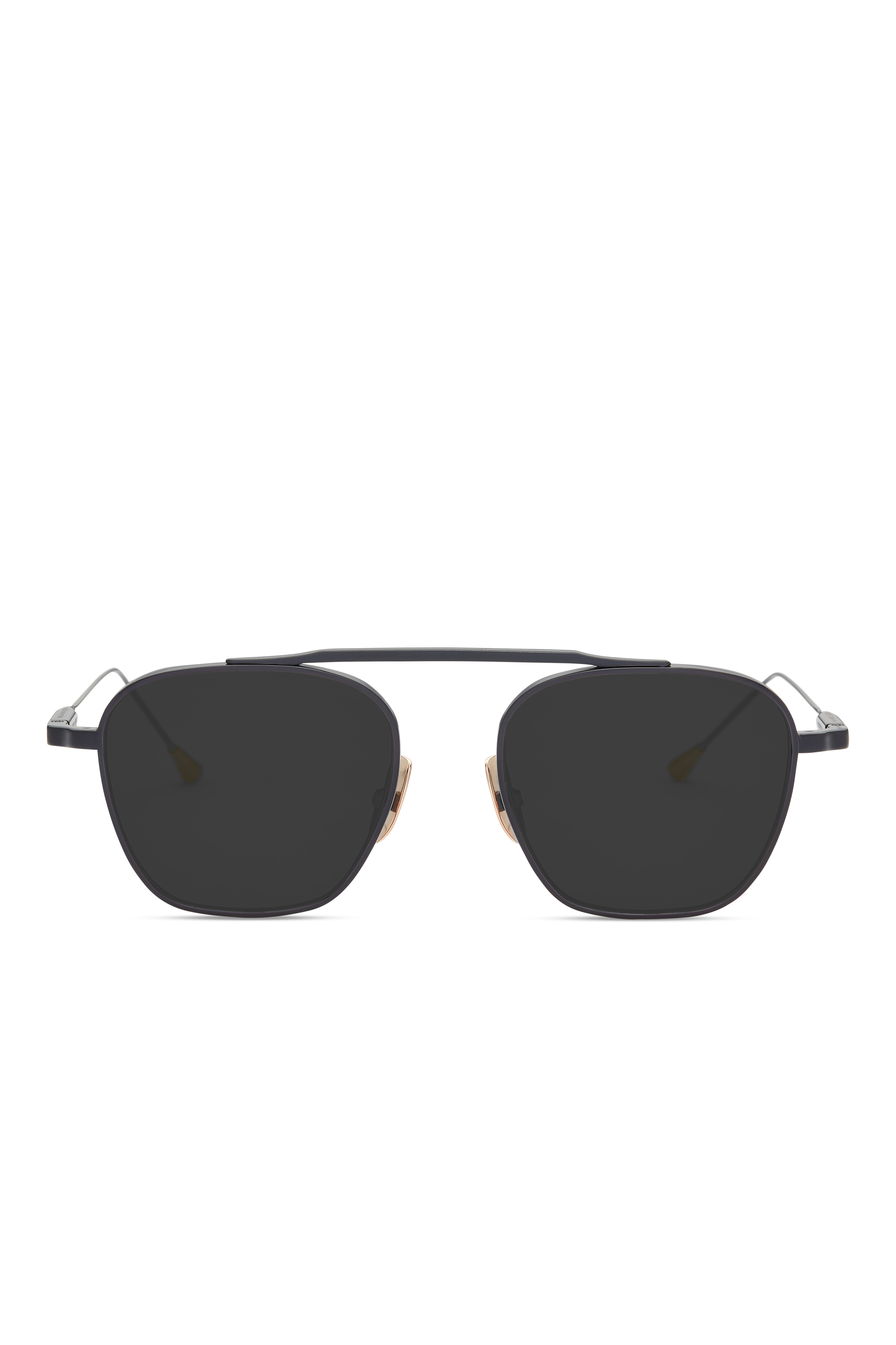 Lunetterie Generale Spitfire occhiali sole nero verde titanio