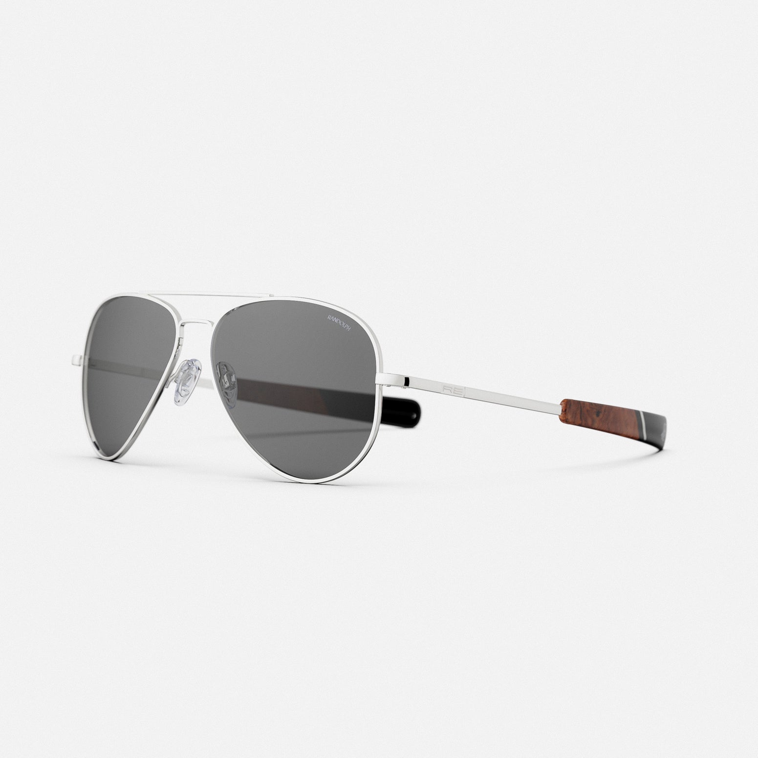 Randolph Concorde occhiali da sole graduati white gold 57mm
