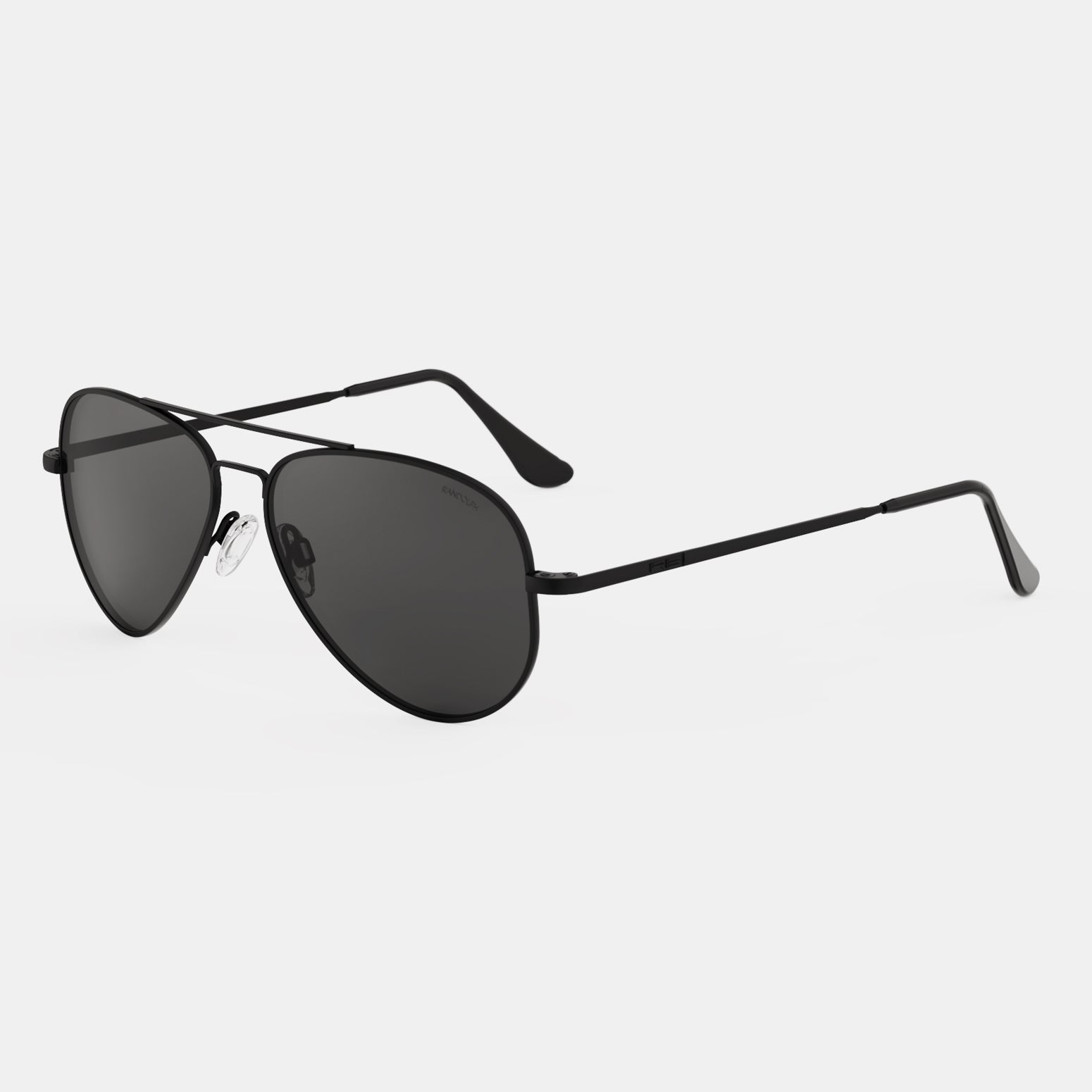 Randolph Concorde occhiali da sole Matte Black American Gray polarizzati