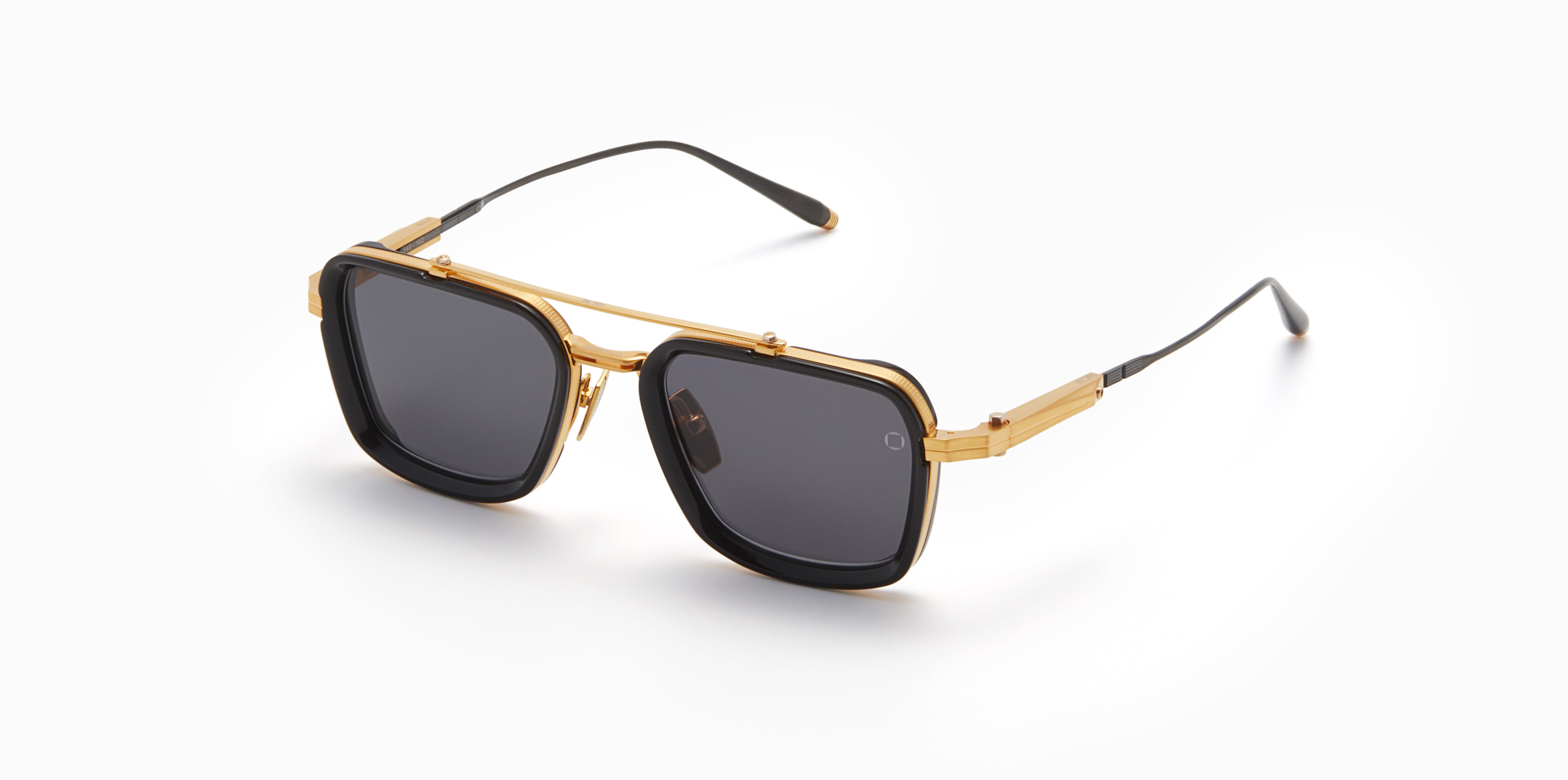 Akoni Optima Solis occhiali da sole Solid Black aviatore