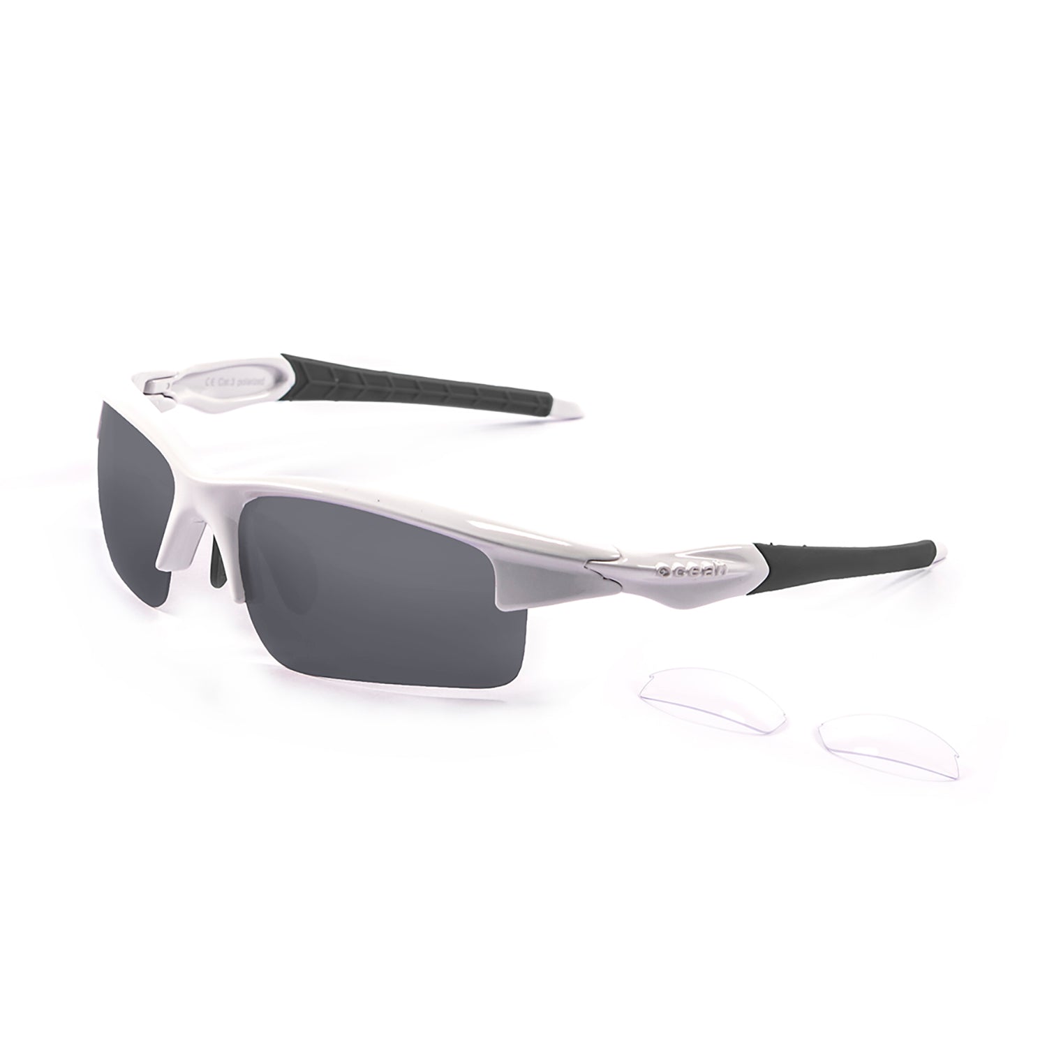 Ocean Giro Cycling occhiali ciclismo bianco blu polarizzati