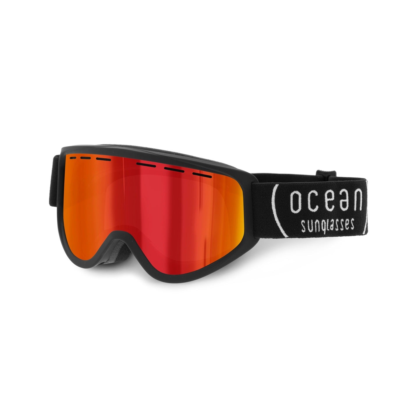 Ocean Sunglasses Ice maschera da sci bambino nera smoke
