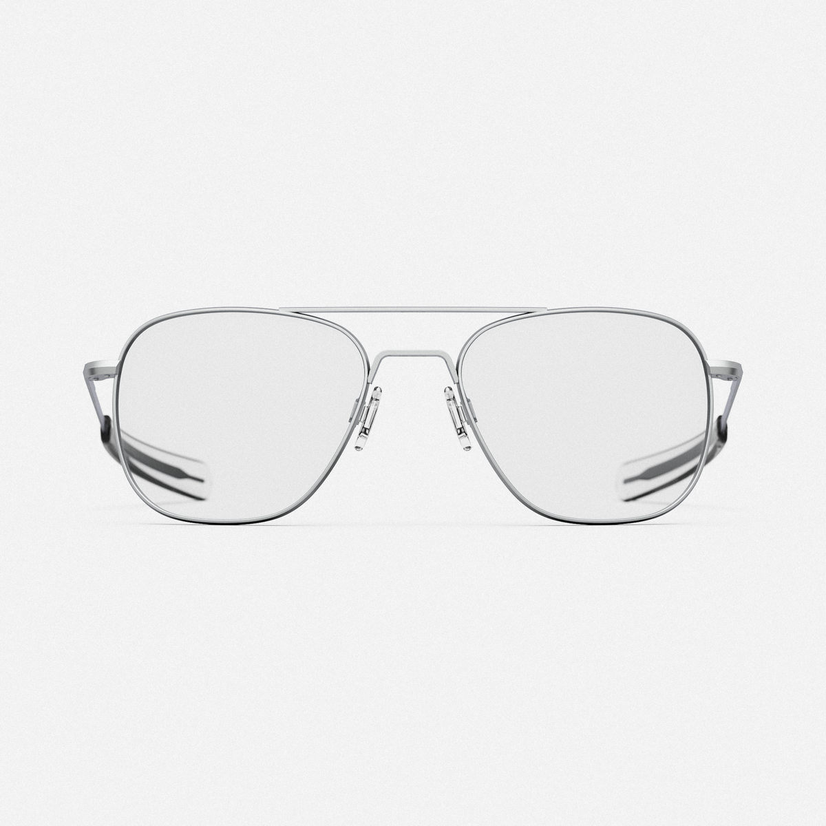 Randolph Aviator Military Matte Chrome Occhiali Vista 55