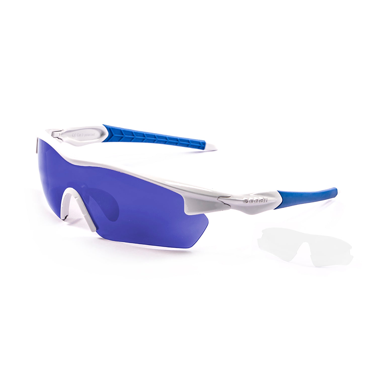 Ocean Sunglasses Tour Cycling occhiali bici bianco polarizzati