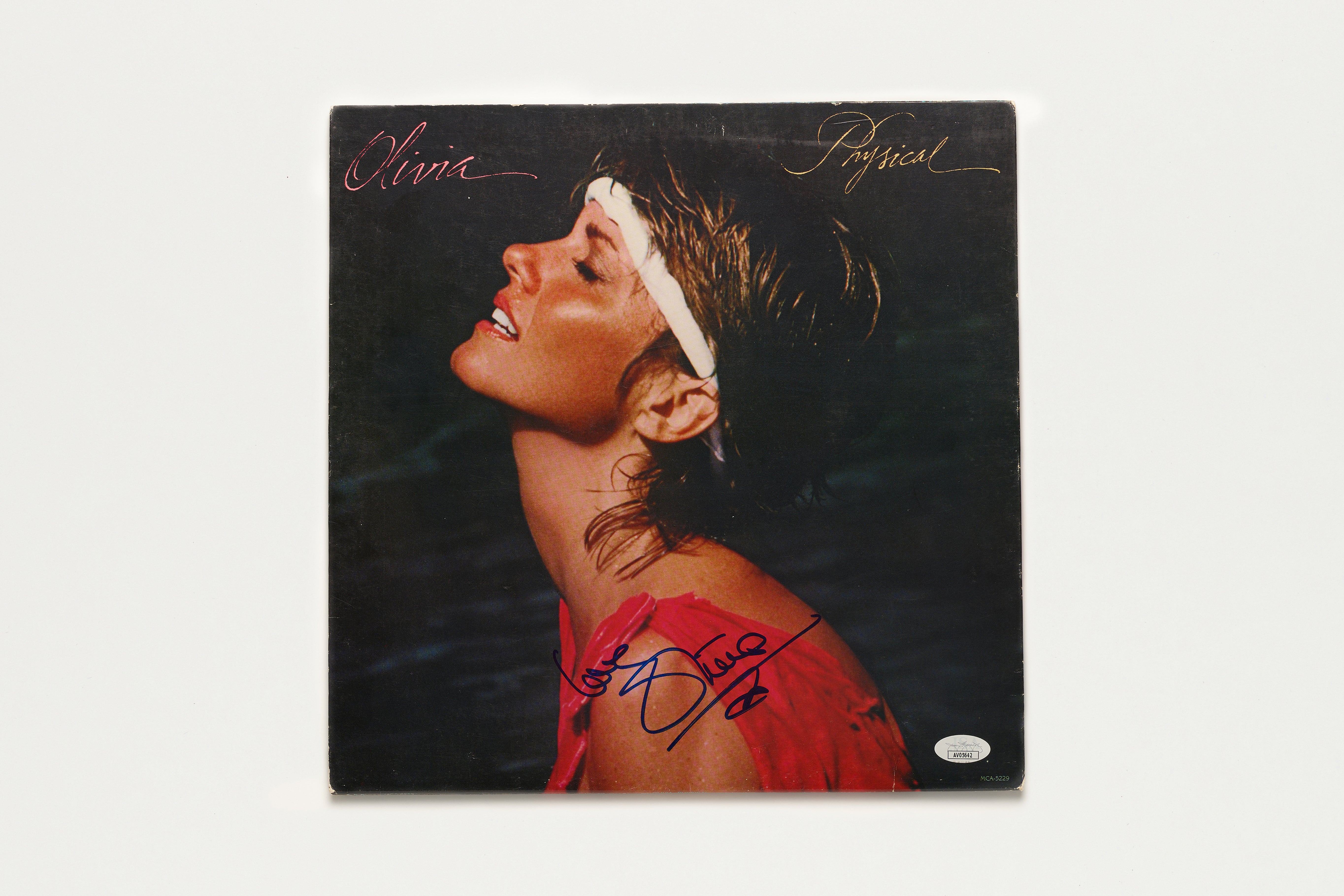 Olivia Newton-John Physical vinile firmato