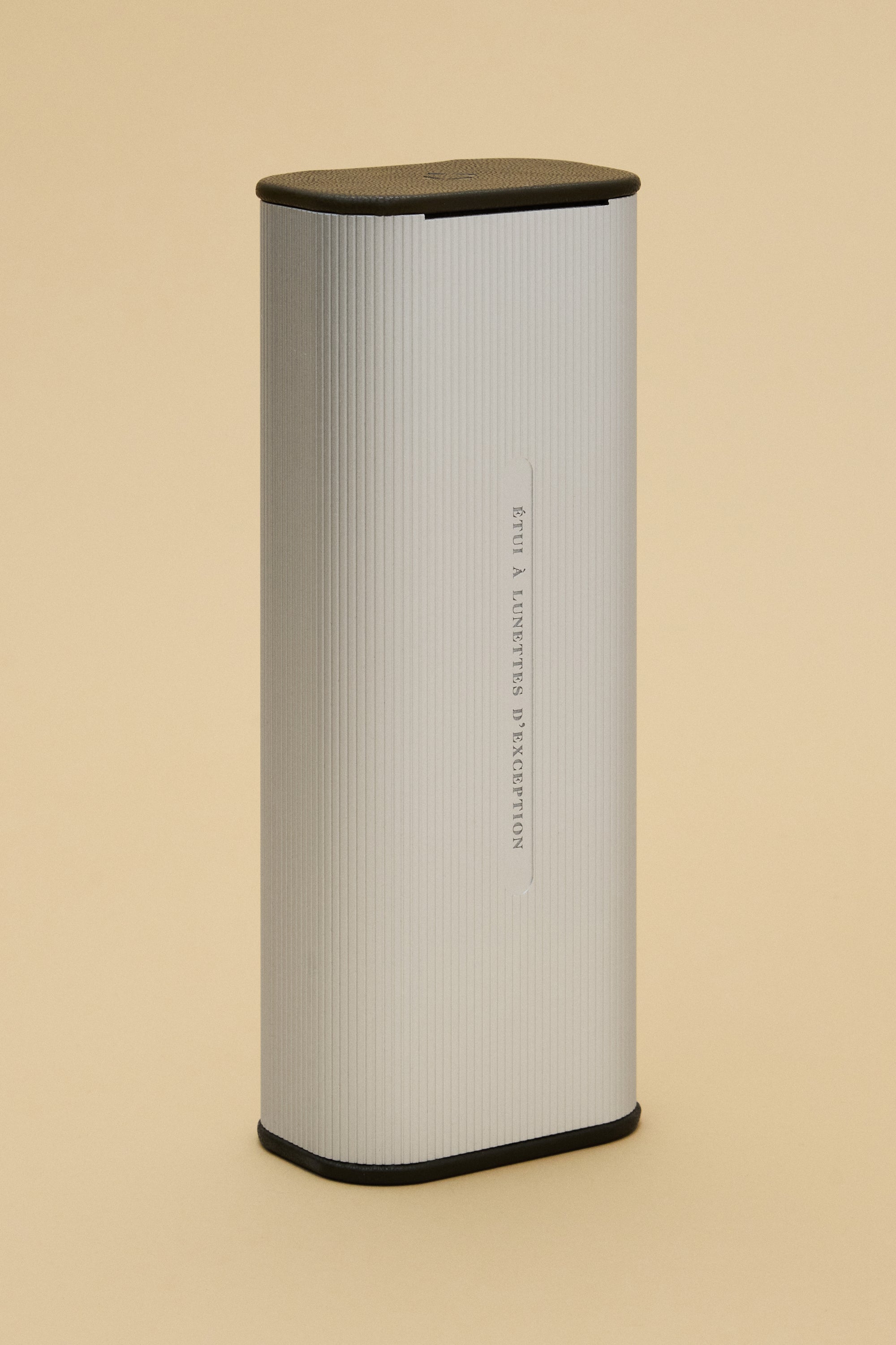 Lunetterie Générale Aluminium Case custodia occhiali champagne