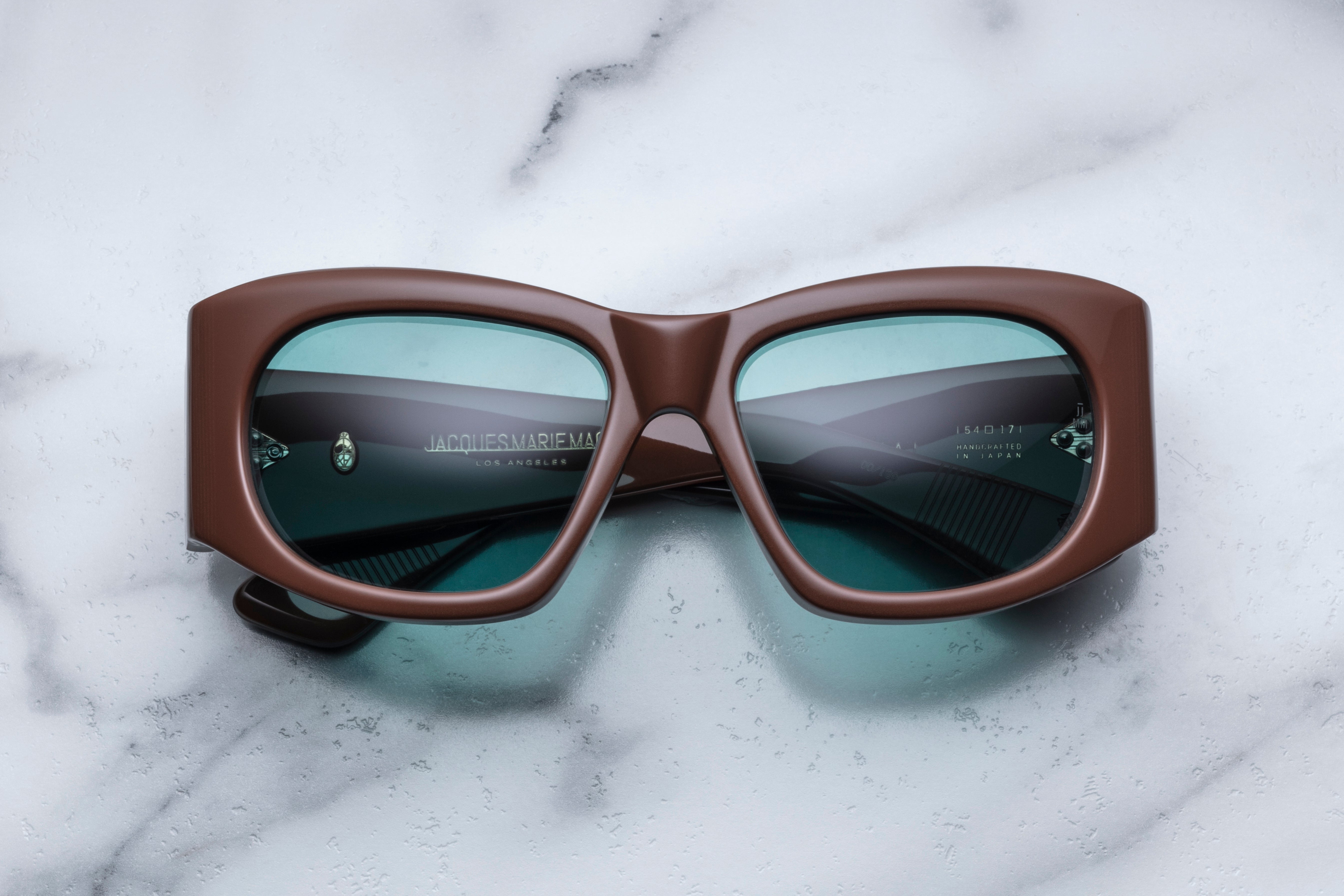 Jacques Marie Mage Nadja occhiali da sole 7B-Havana rame cat-eye