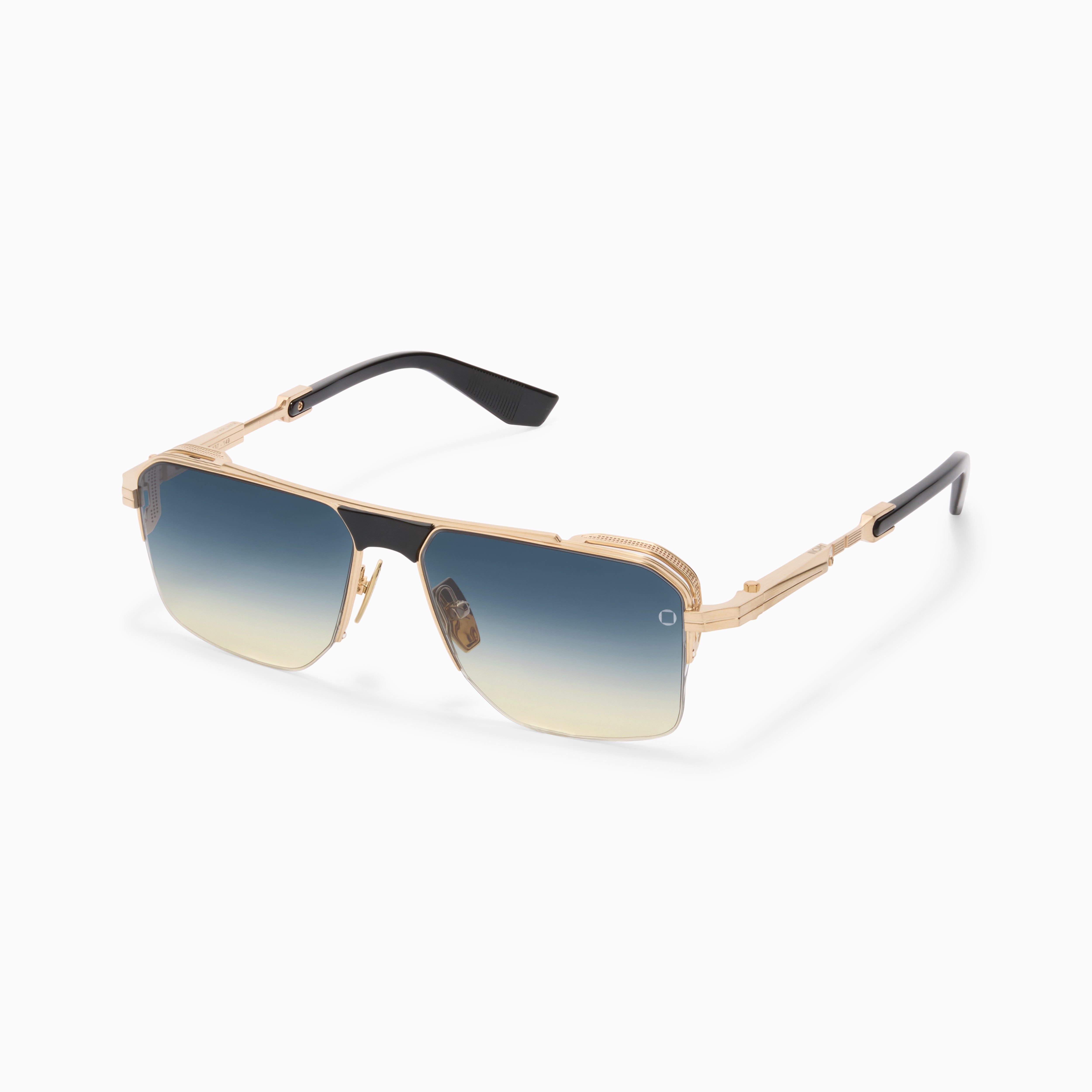 Akoni Horizon Starliner occhiali da sole Brushed 12k Gold uomo