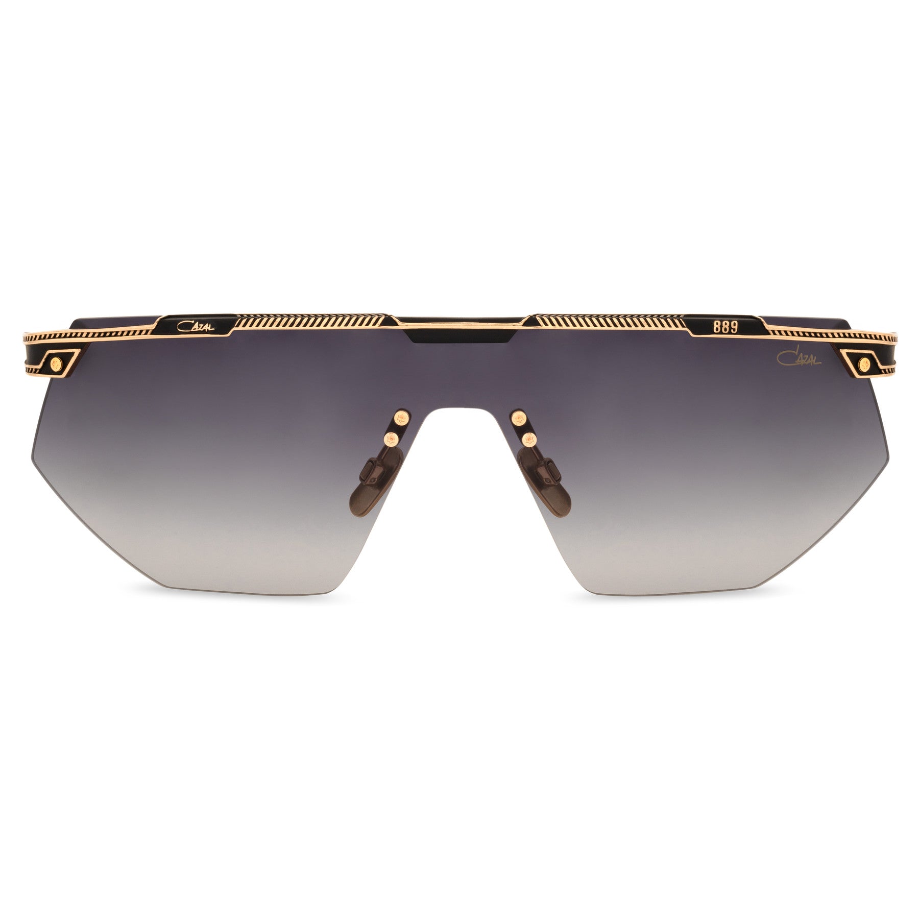 Cazal Legends MOD 889 occhiali da sole nero-oro uomo limitati