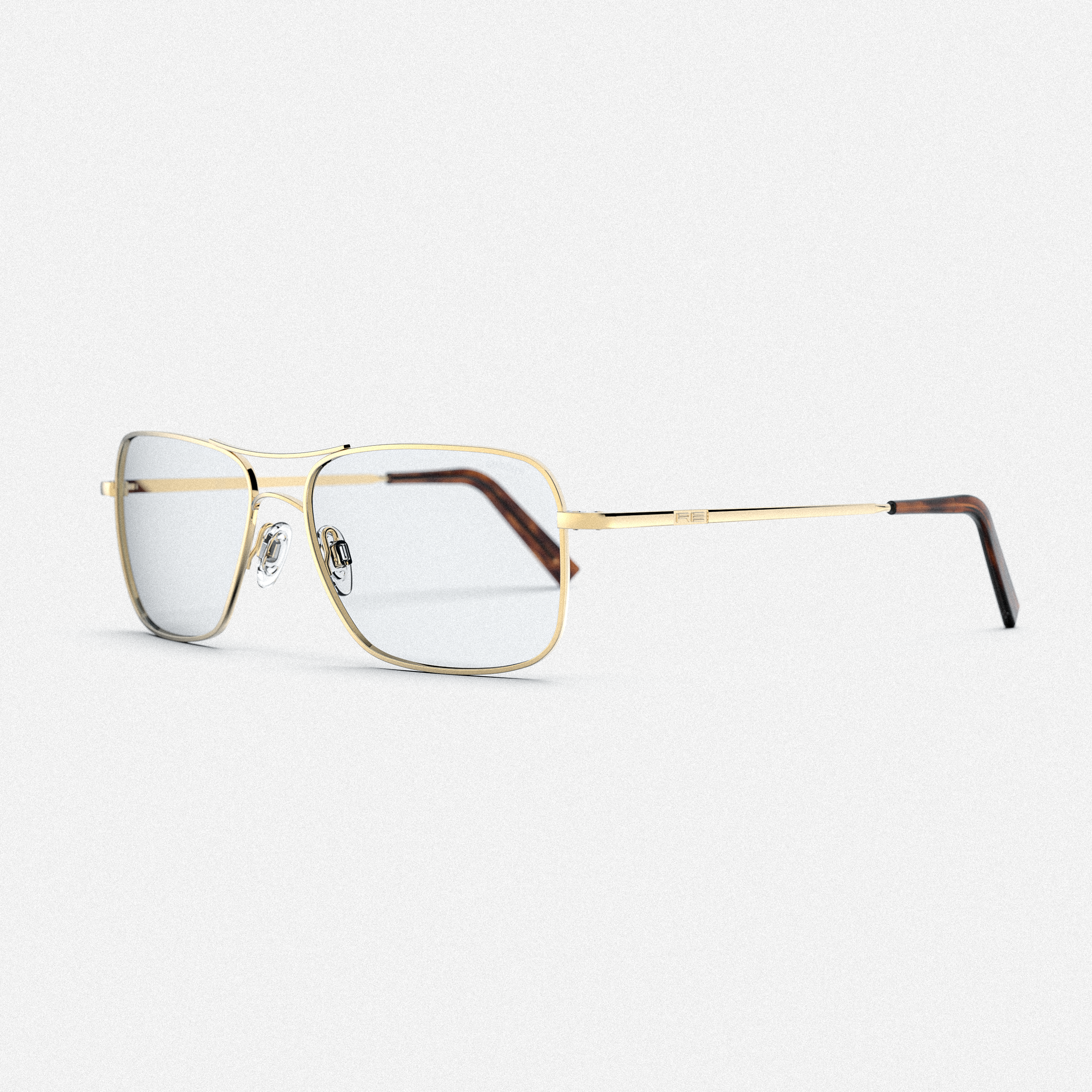 Randolph Archer 23K Gold Clear occhiali da vista 59mm