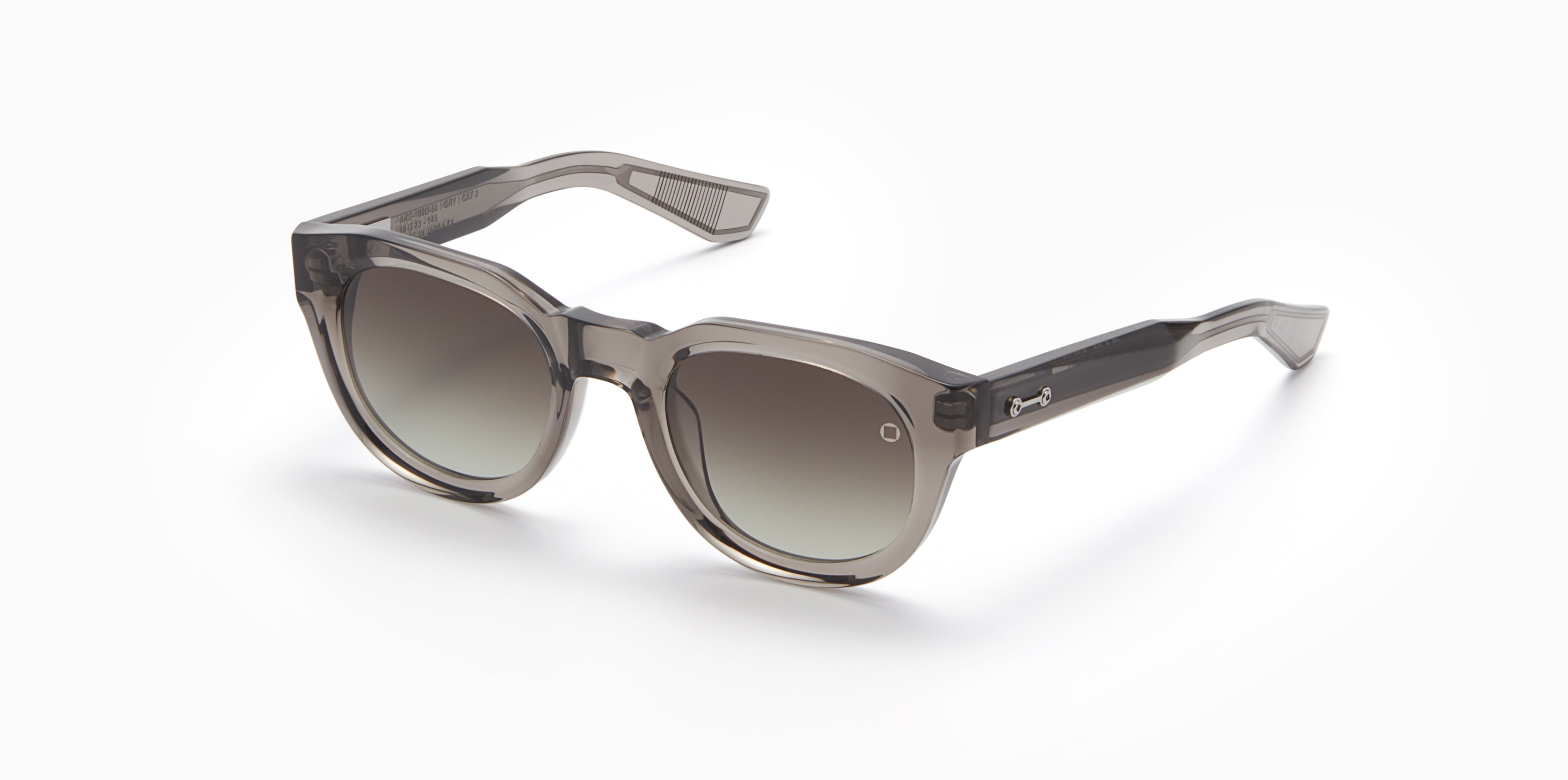 Akoni Horizon Alpha occhiali da sole Dark Crystal Grey acetato