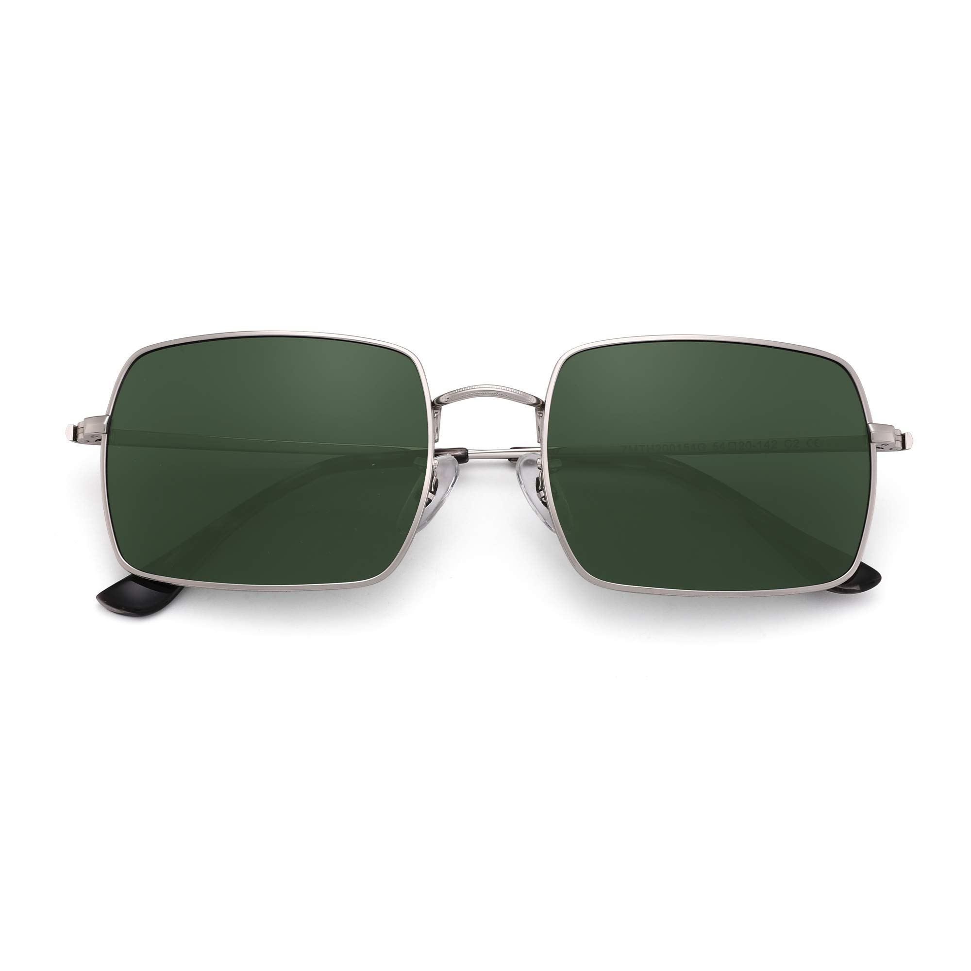 Glindar occhiali da sole quadrati polarizzati metallo UV400