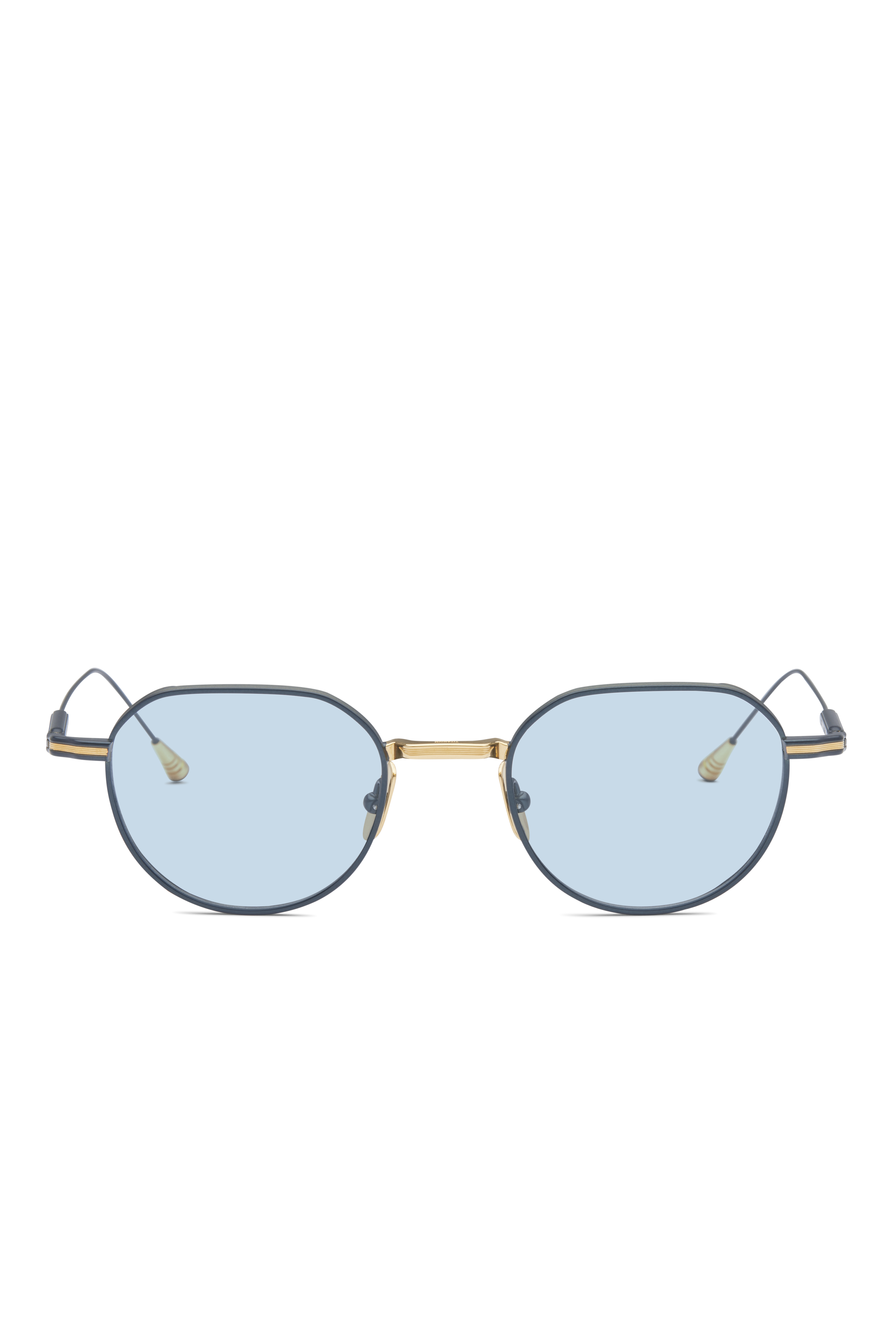 Lunetterie Générale Mirage occhiali da sole oro bronzo titanio