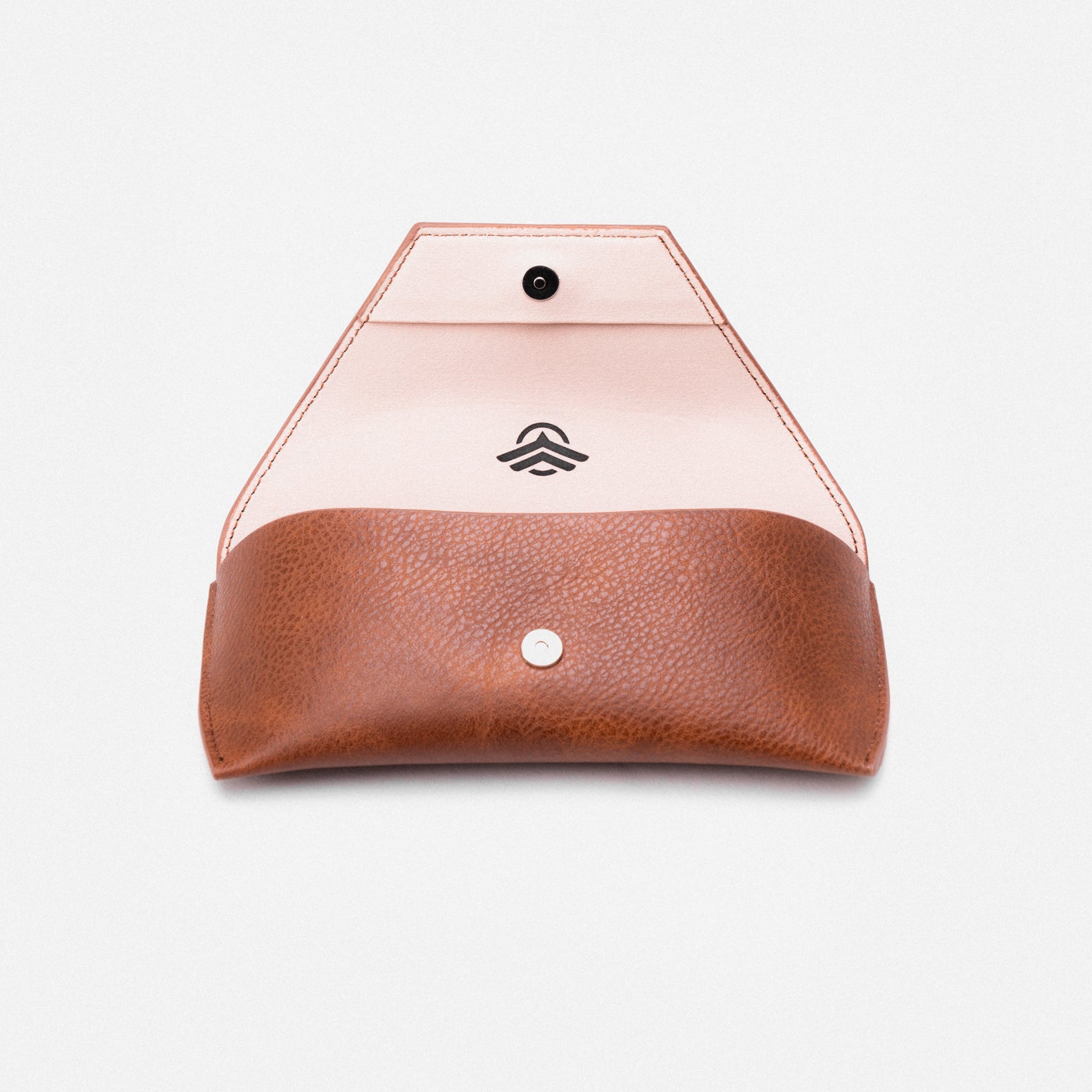 Randolph Travel custodia occhiali pelle tan